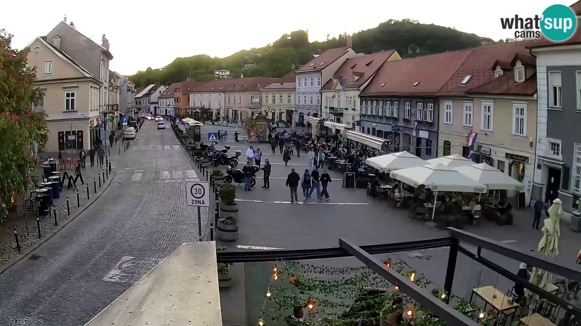 Samobor – Place centrale dédié au roi Tomislav