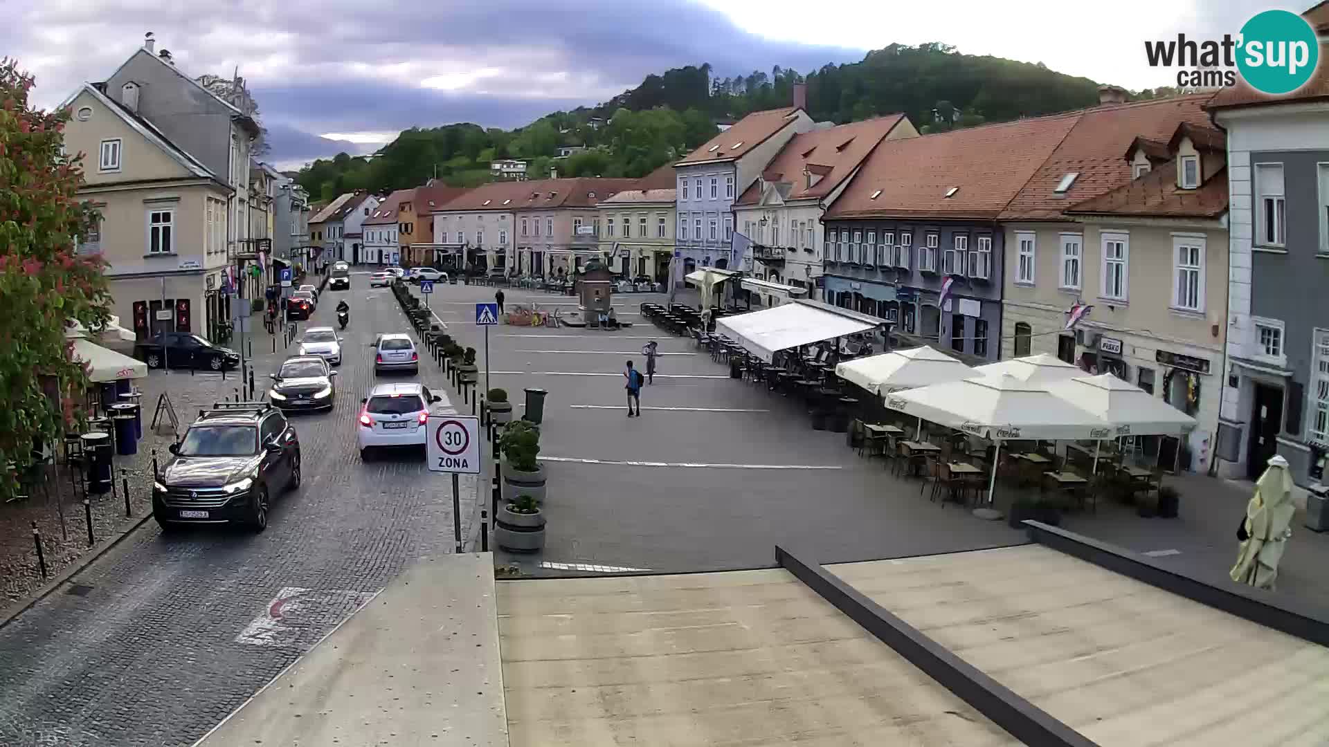 Samobor – Place centrale dédié au roi Tomislav