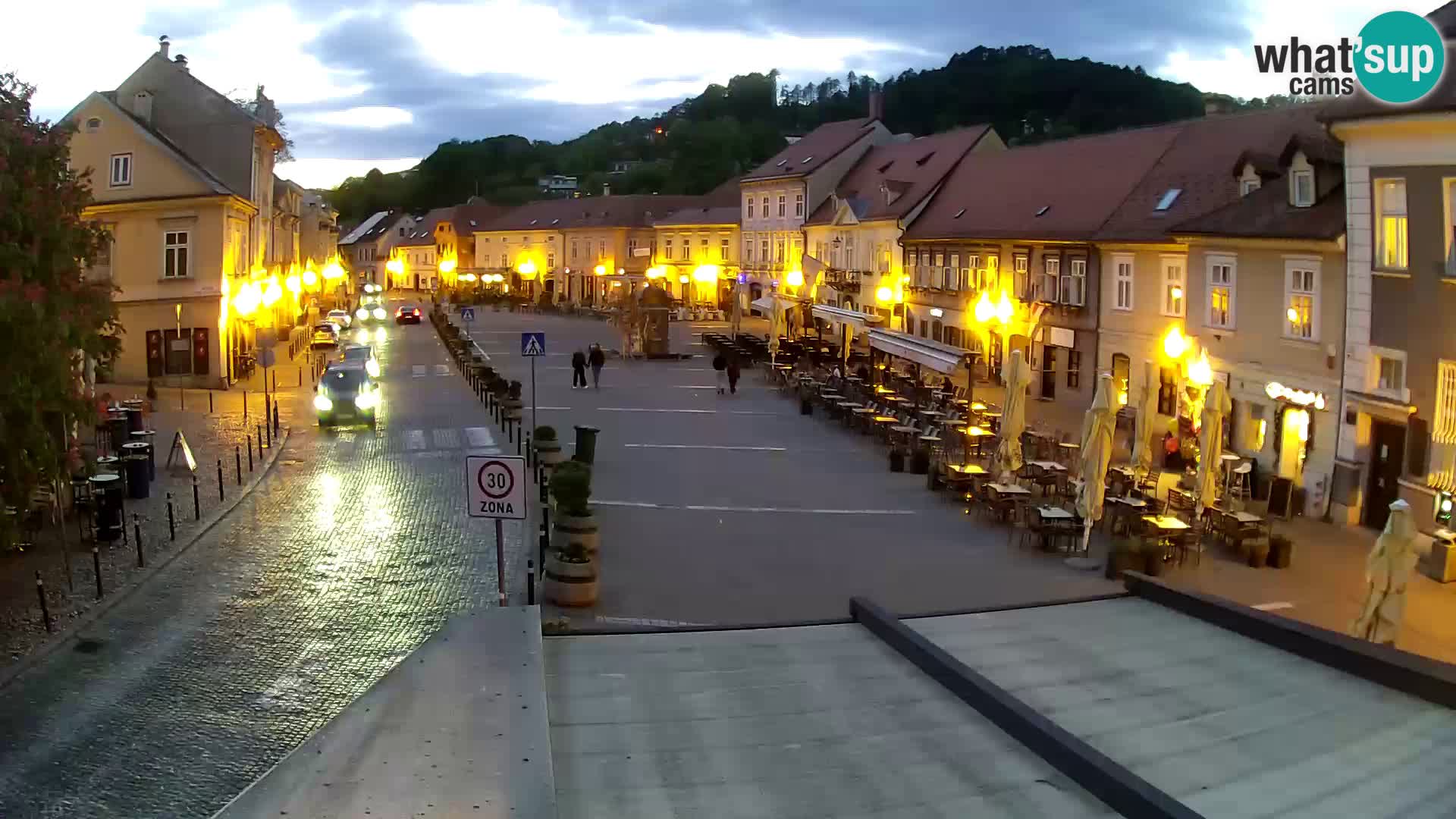 Samobor – Place centrale dédié au roi Tomislav