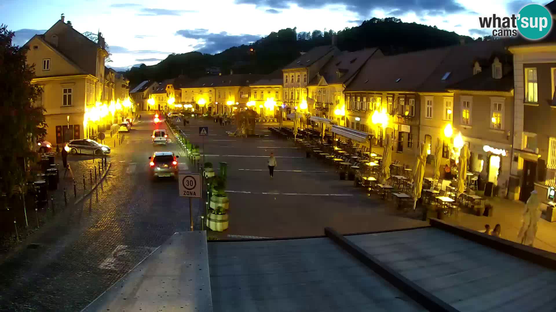 Samobor – Place centrale dédié au roi Tomislav