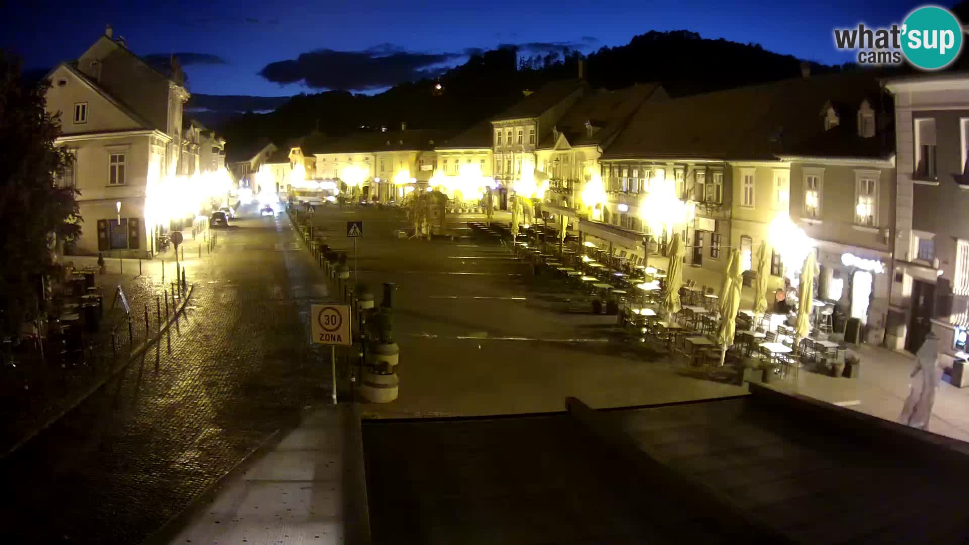 Samobor – Place centrale dédié au roi Tomislav
