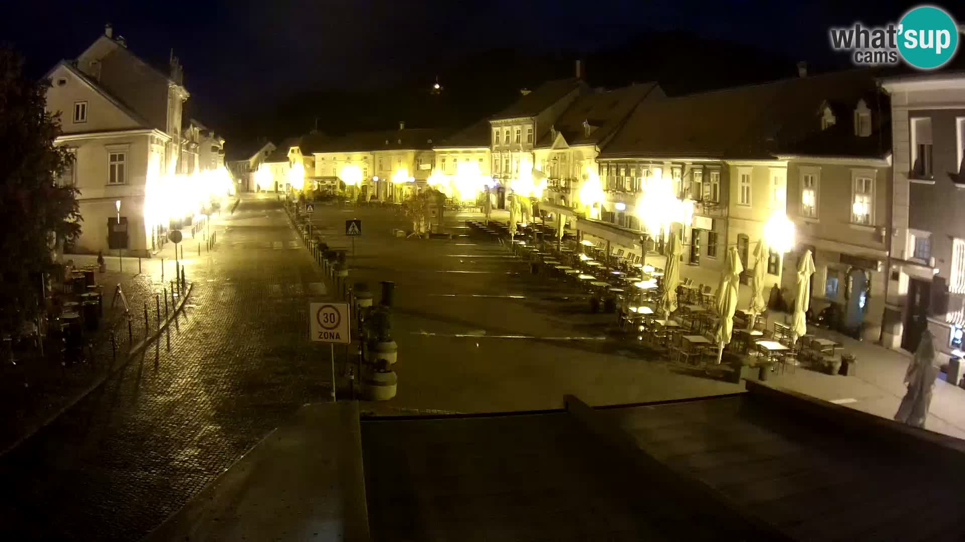 Samobor – Place centrale dédié au roi Tomislav