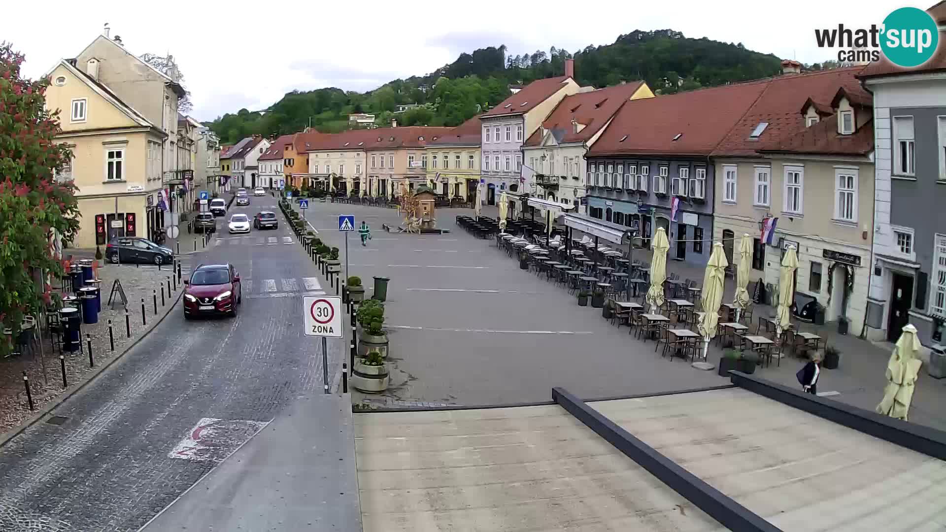 Samobor – Place centrale dédié au roi Tomislav