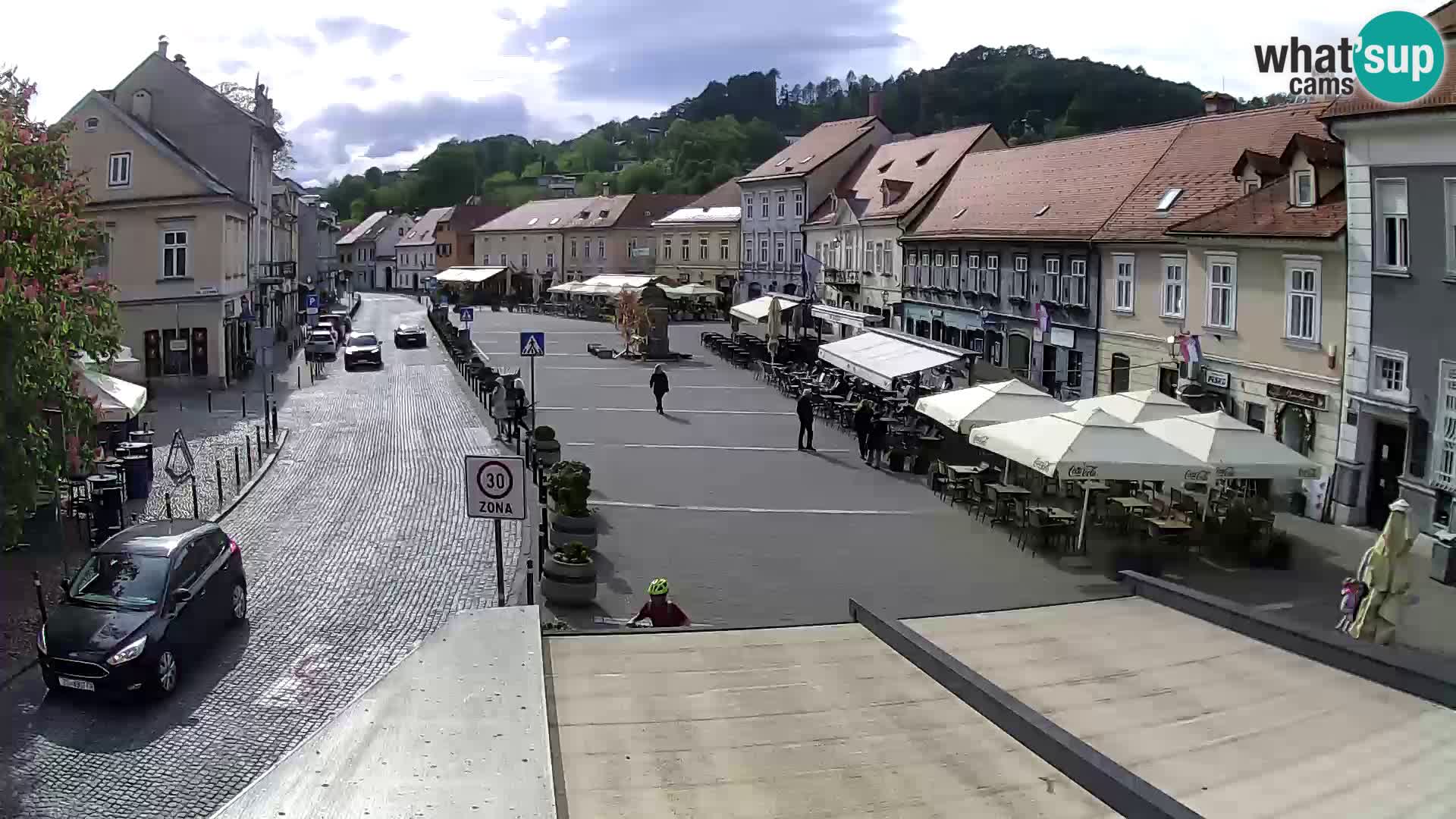 Samobor – Place centrale dédié au roi Tomislav