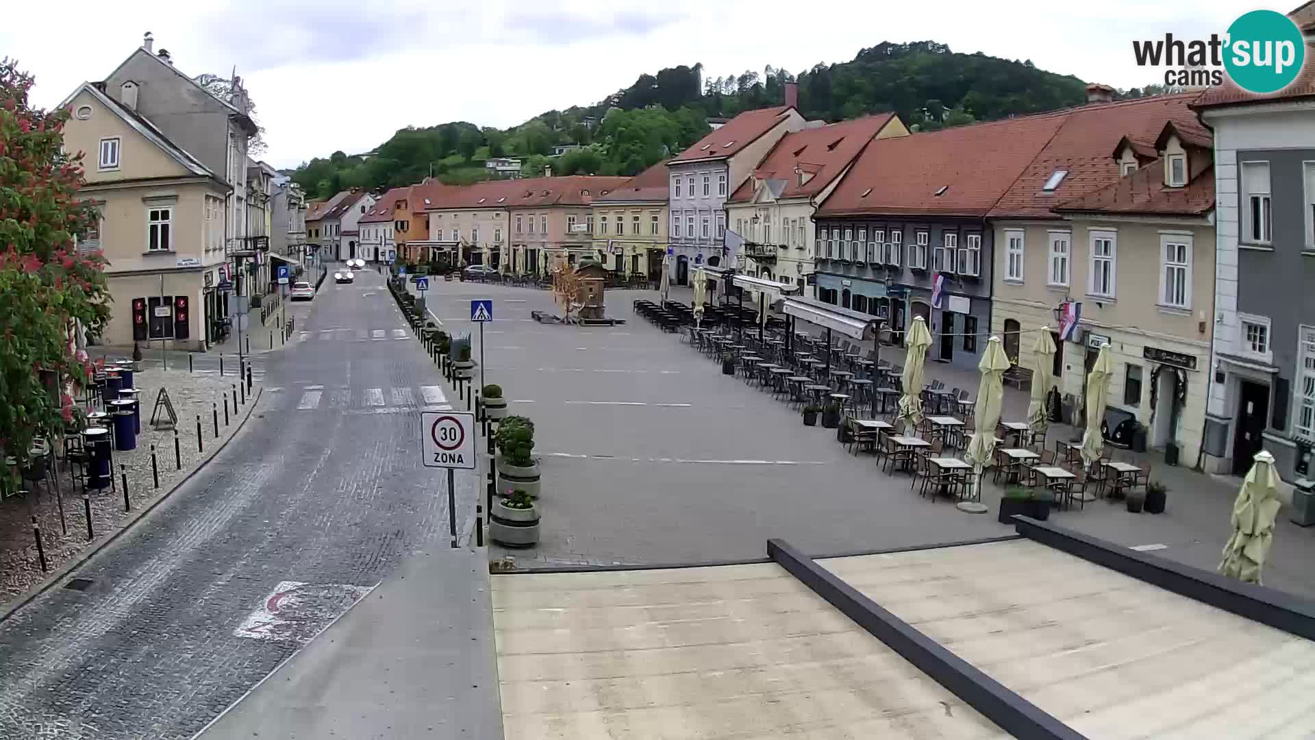Samobor – Place centrale dédié au roi Tomislav