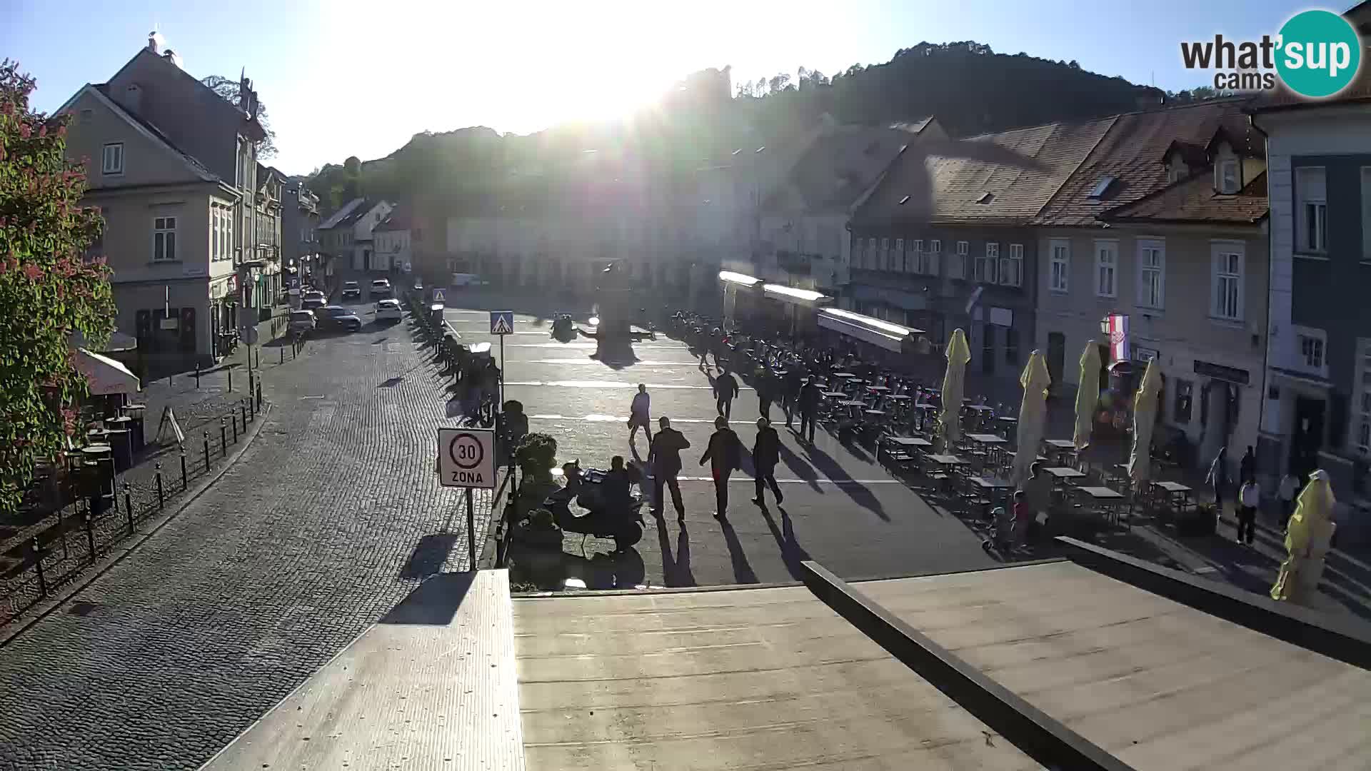 Samobor – Place centrale dédié au roi Tomislav