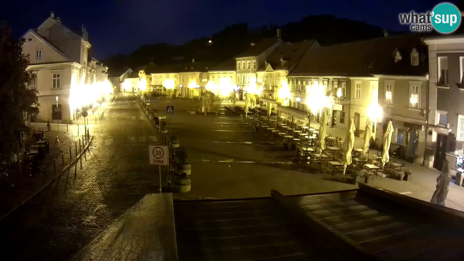 Samobor – Place centrale dédié au roi Tomislav