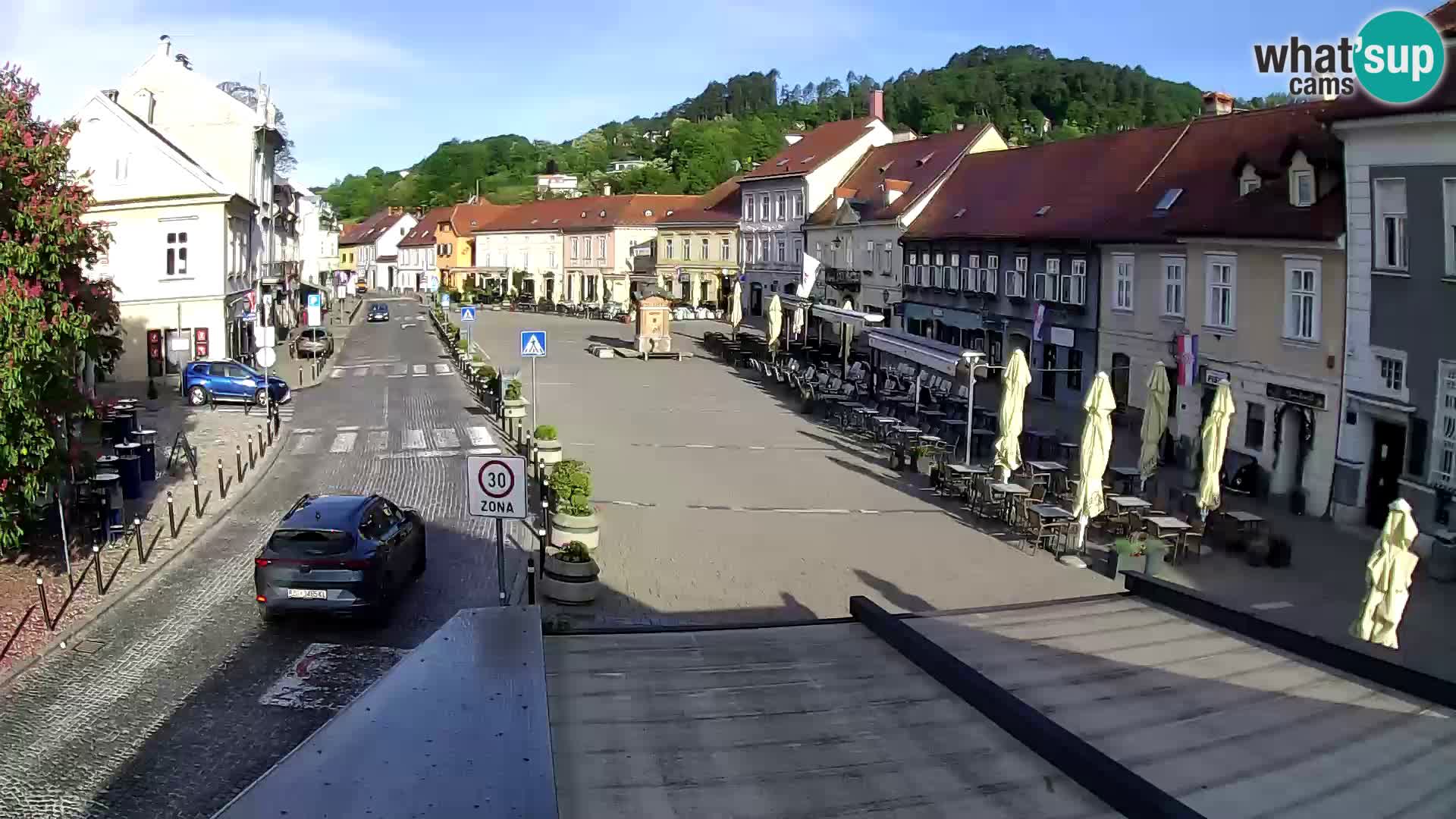 Samobor – Place centrale dédié au roi Tomislav