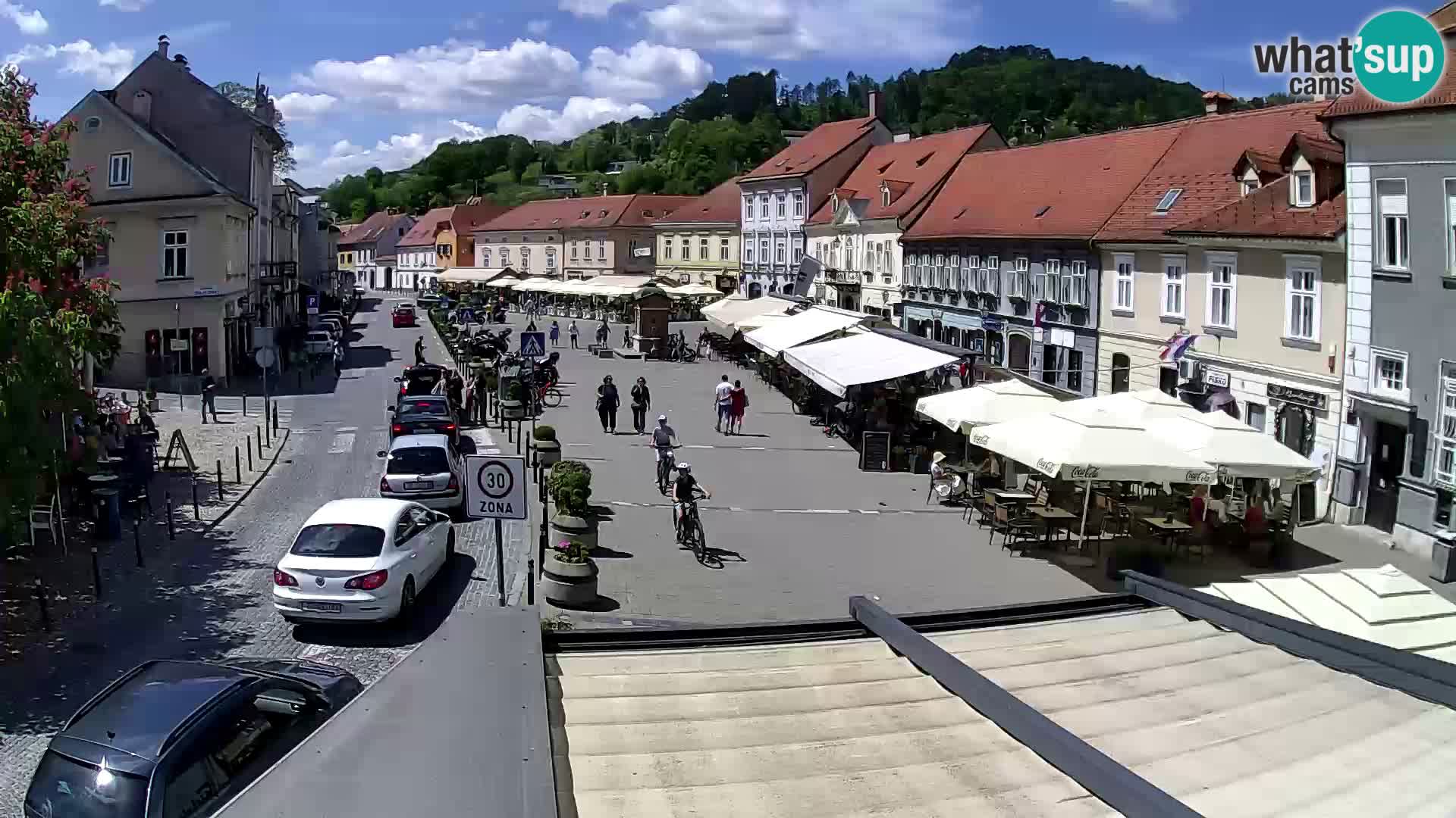 Samobor – Place centrale dédié au roi Tomislav