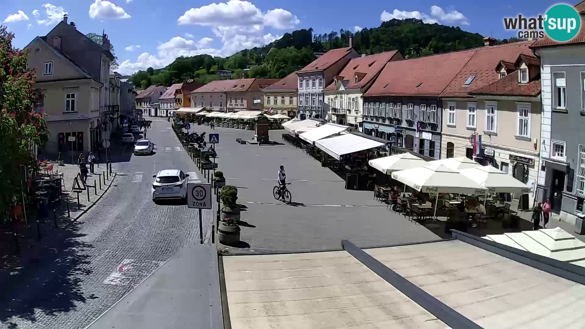 Samobor – Place centrale dédié au roi Tomislav