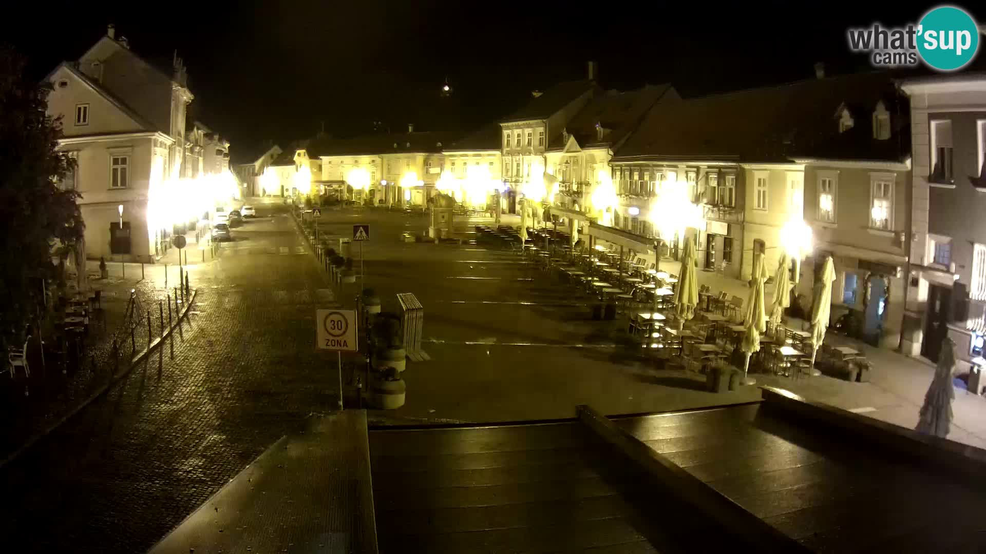 Samobor – Place centrale dédié au roi Tomislav