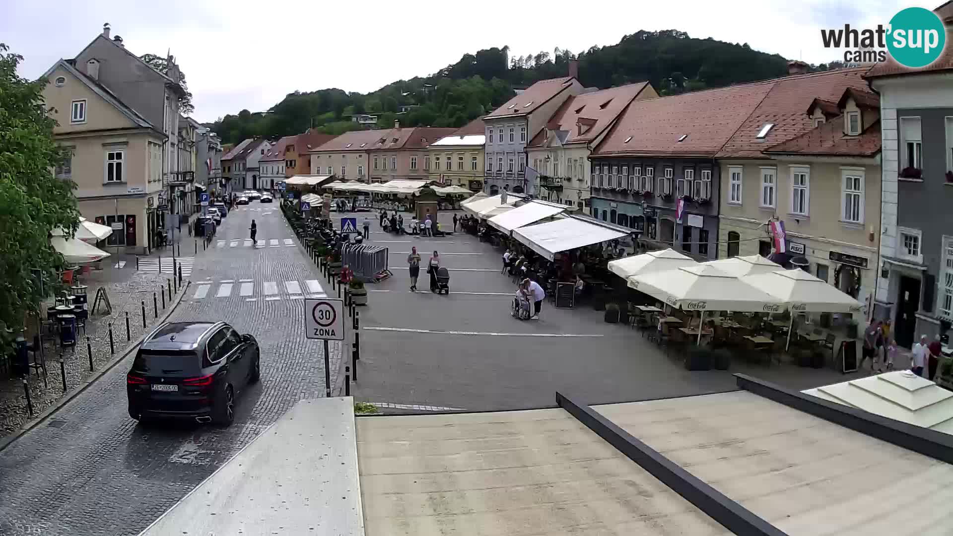 Samobor – Place centrale dédié au roi Tomislav