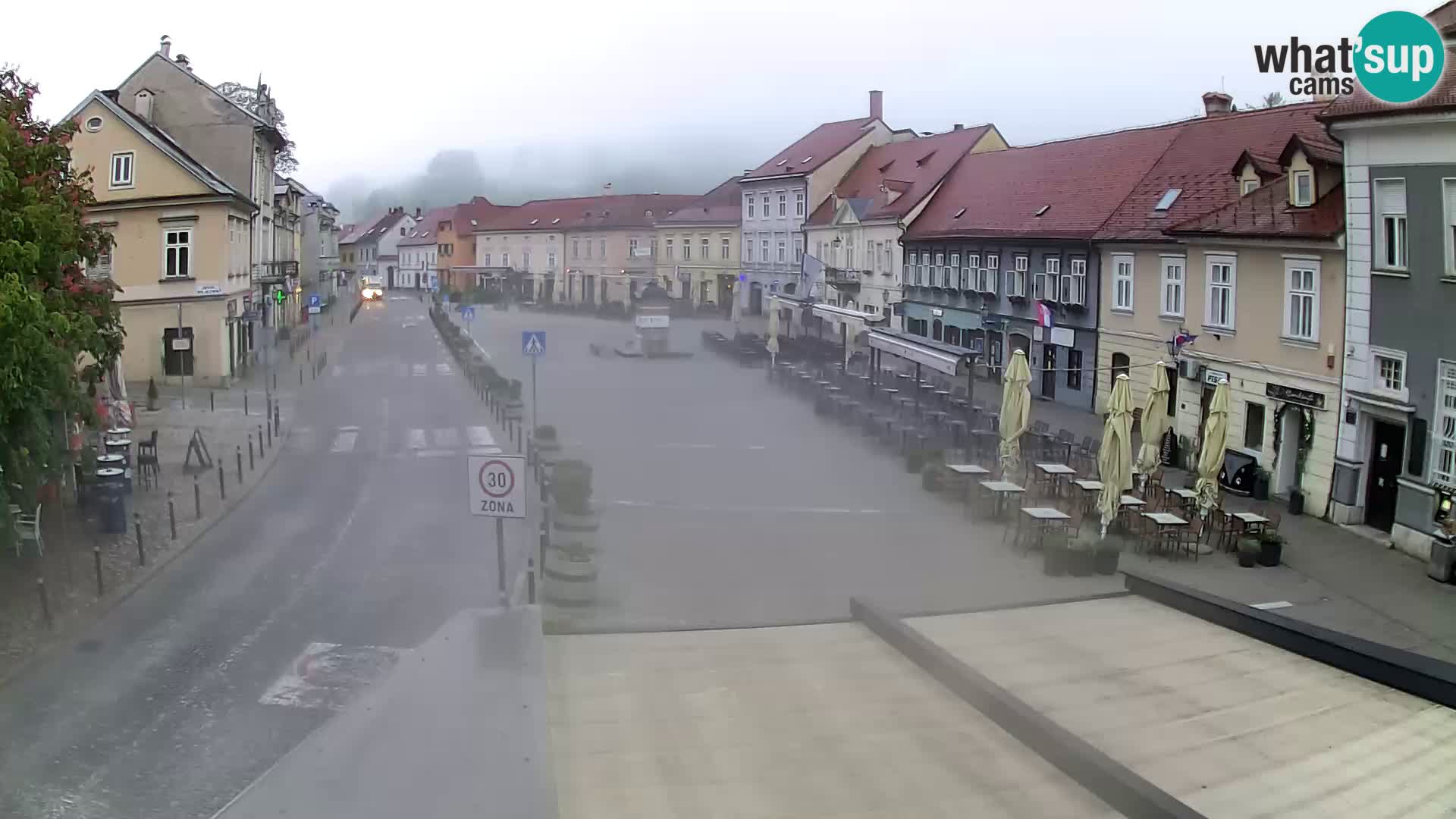 Samobor – Place centrale dédié au roi Tomislav