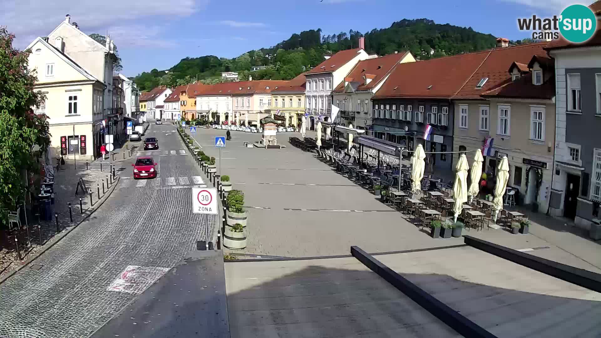Samobor – Place centrale dédié au roi Tomislav