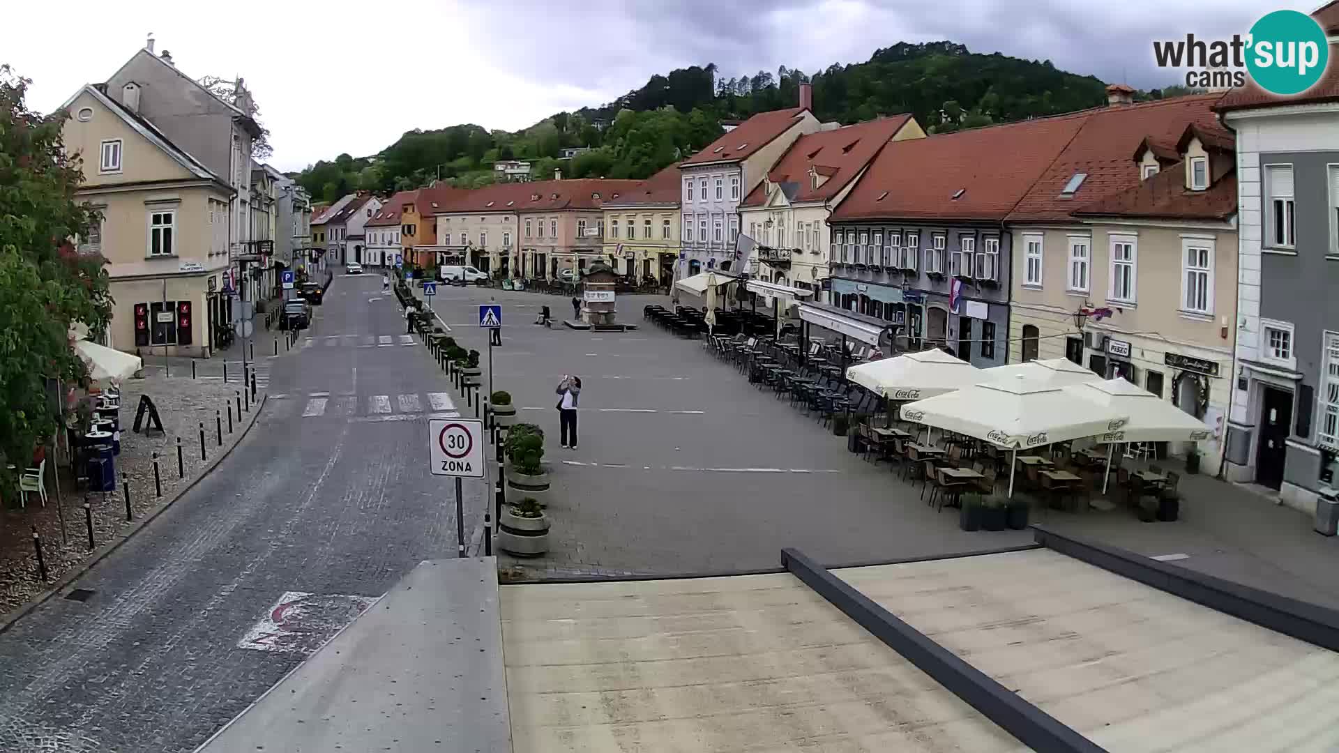 Samobor – Place centrale dédié au roi Tomislav