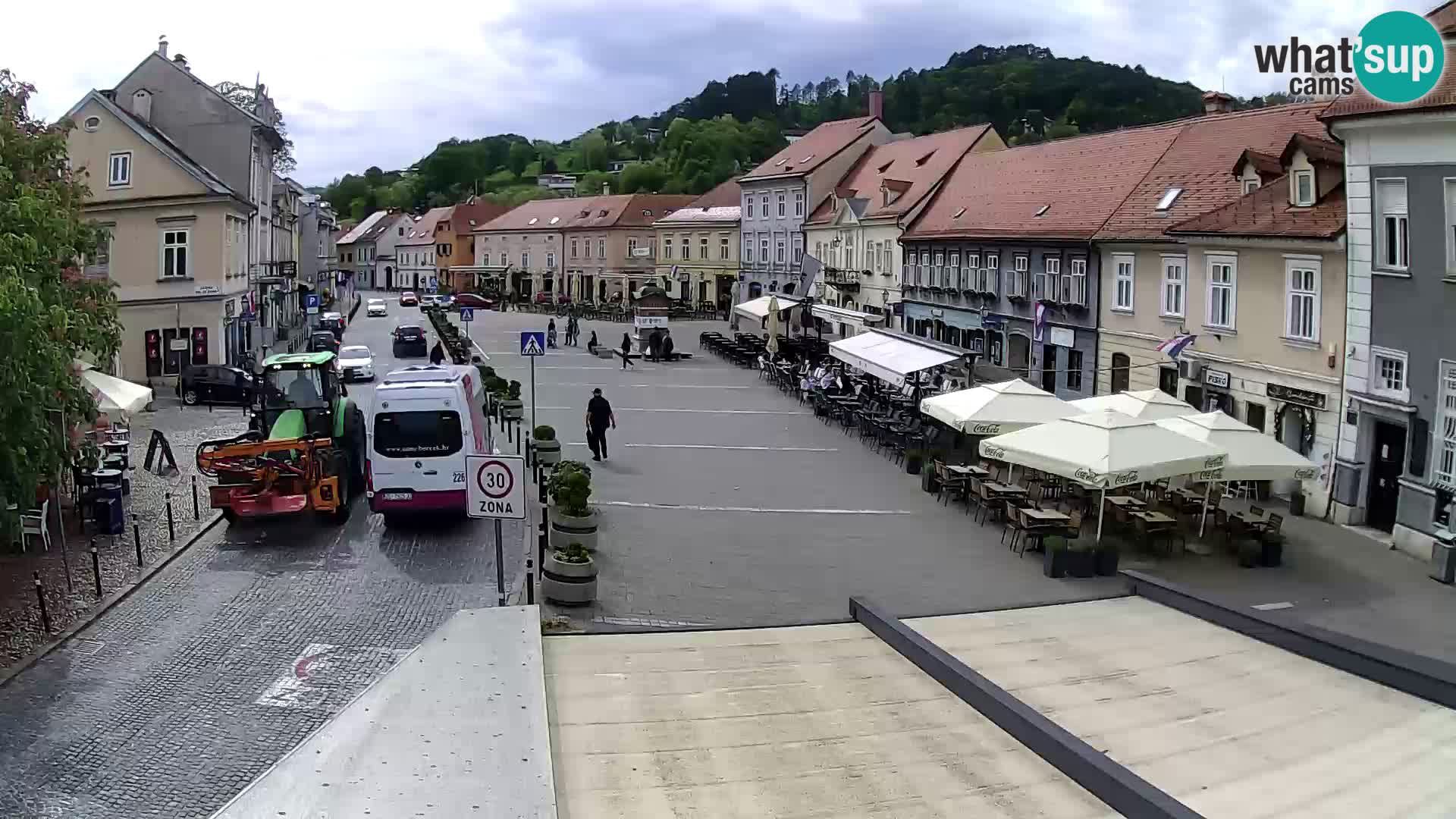 Samobor – Place centrale dédié au roi Tomislav