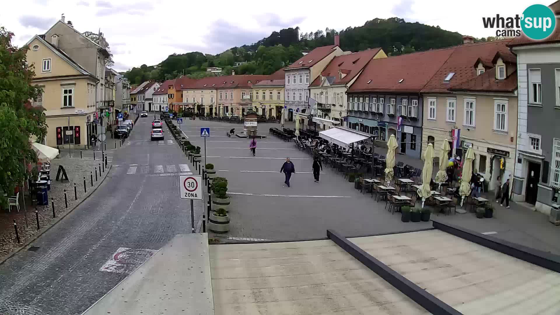 Samobor – Place centrale dédié au roi Tomislav