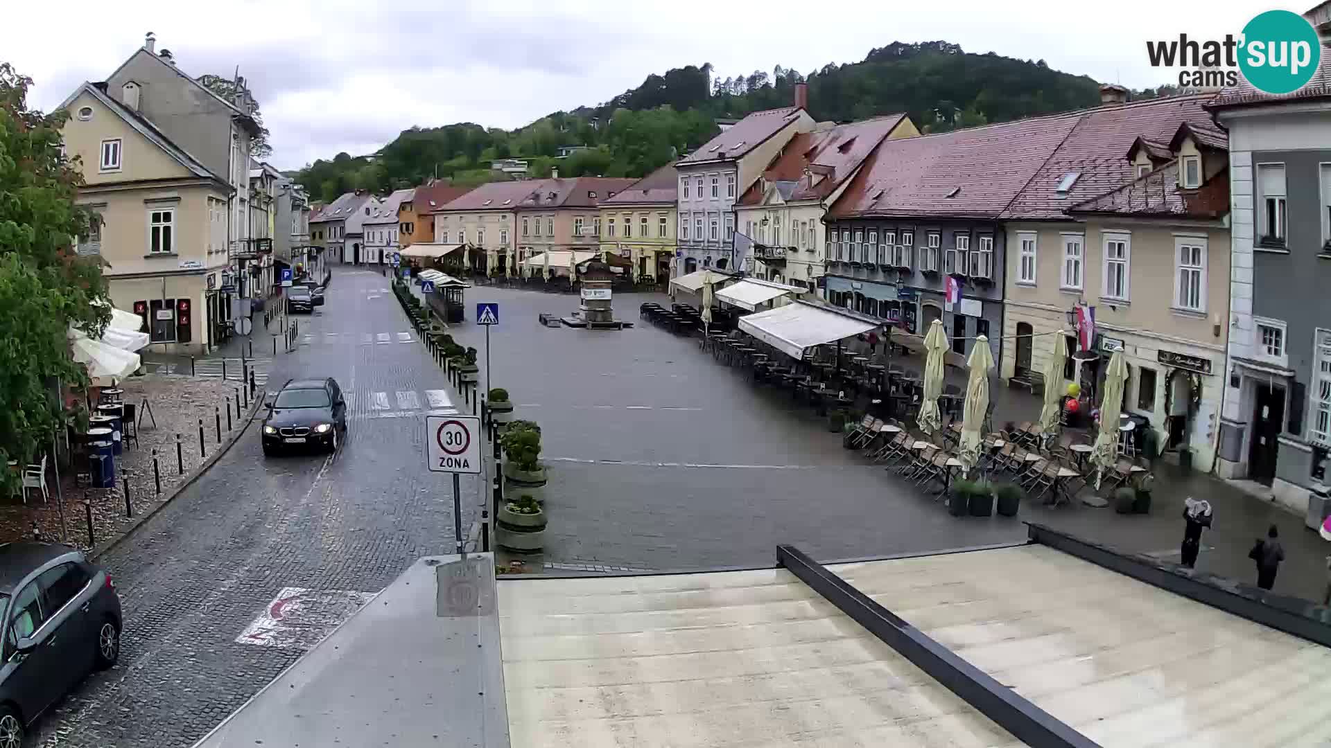 Samobor – Place centrale dédié au roi Tomislav