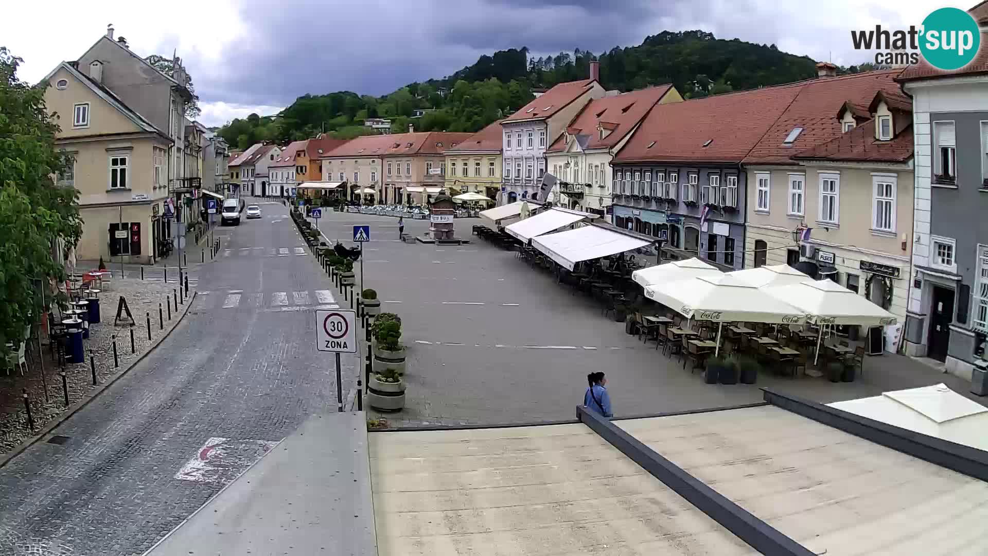 Samobor – Place centrale dédié au roi Tomislav