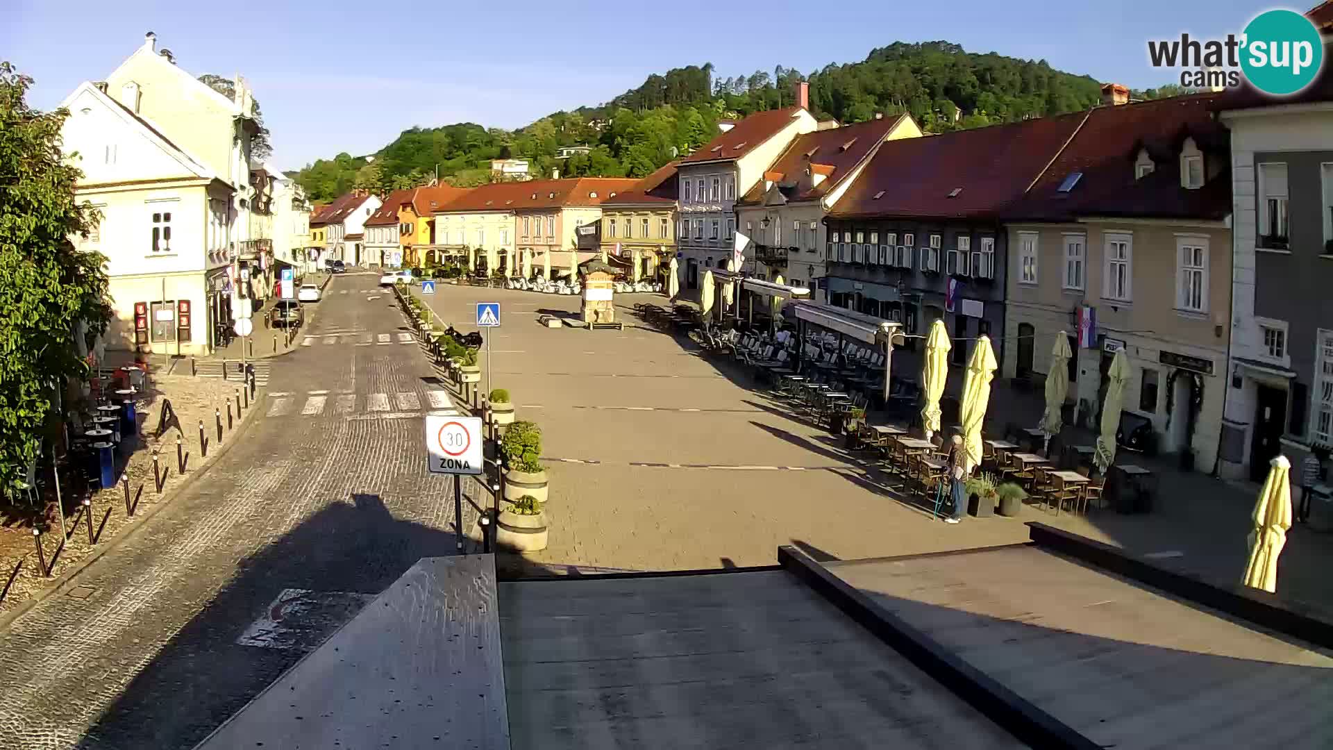Samobor – Place centrale dédié au roi Tomislav
