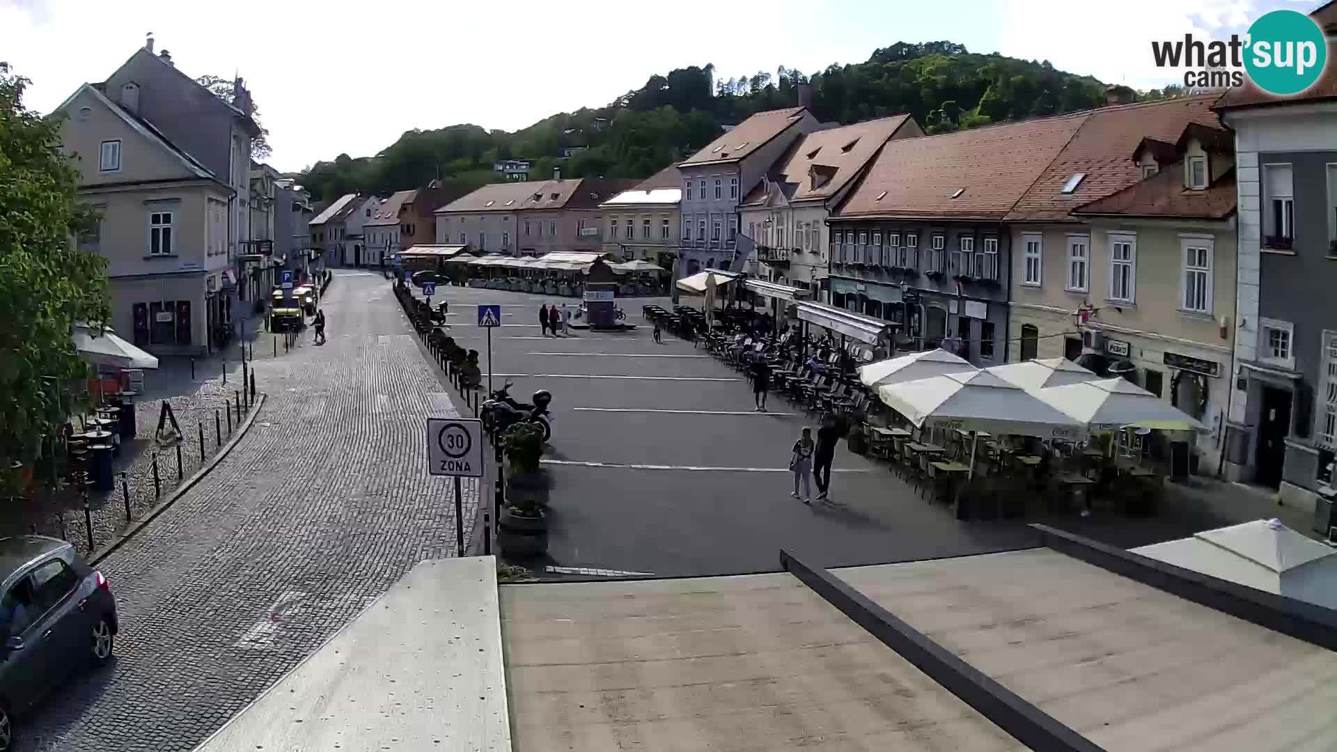 Samobor – Place centrale dédié au roi Tomislav