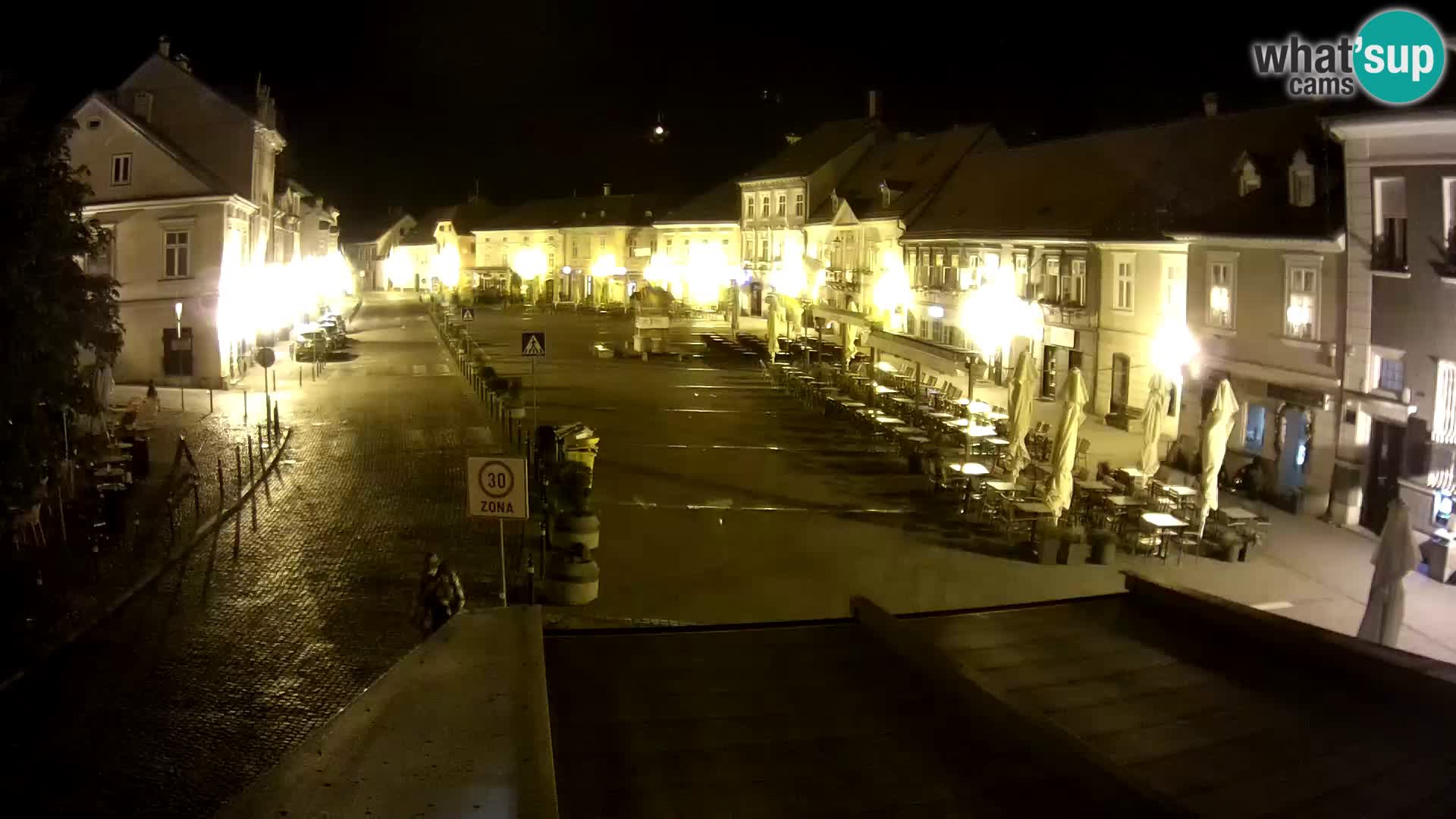 Samobor – Place centrale dédié au roi Tomislav