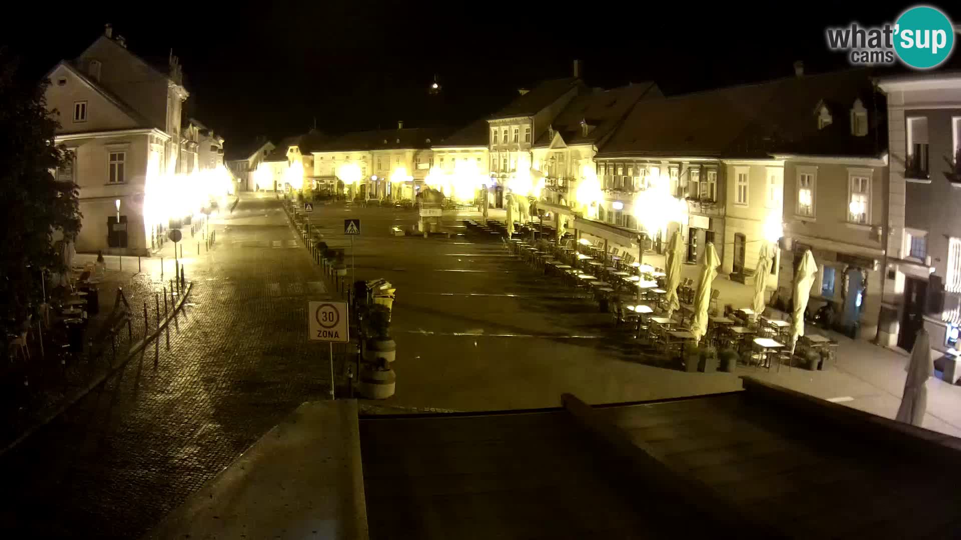 Samobor – Place centrale dédié au roi Tomislav