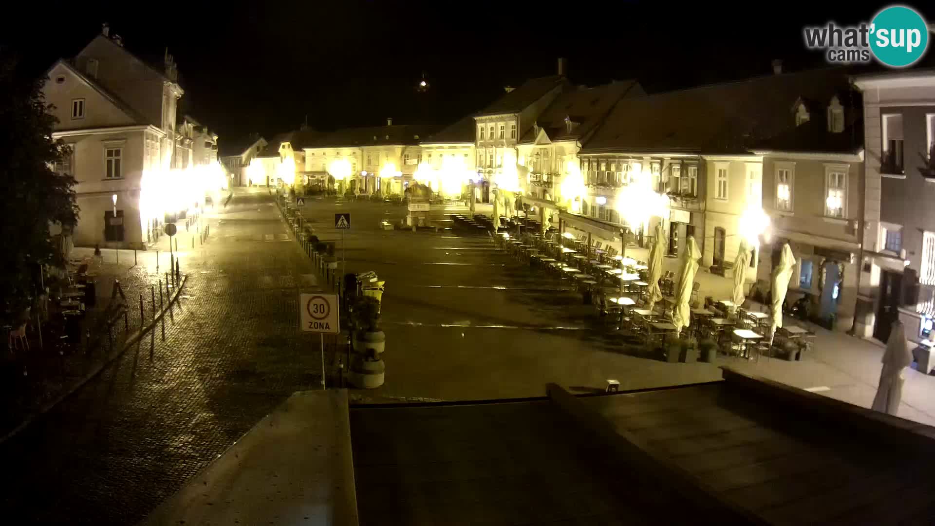 Samobor – Place centrale dédié au roi Tomislav