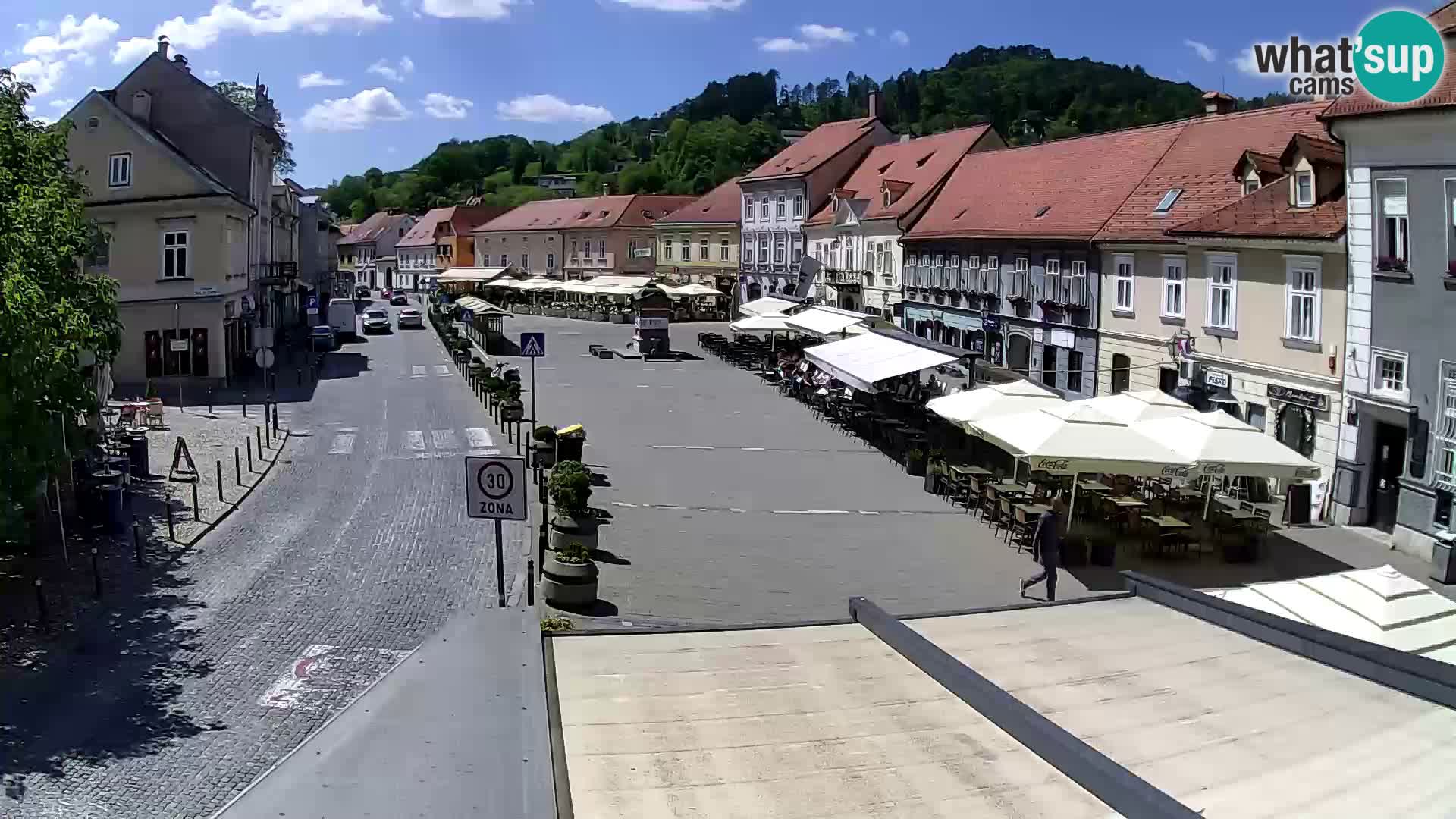 Samobor – Place centrale dédié au roi Tomislav