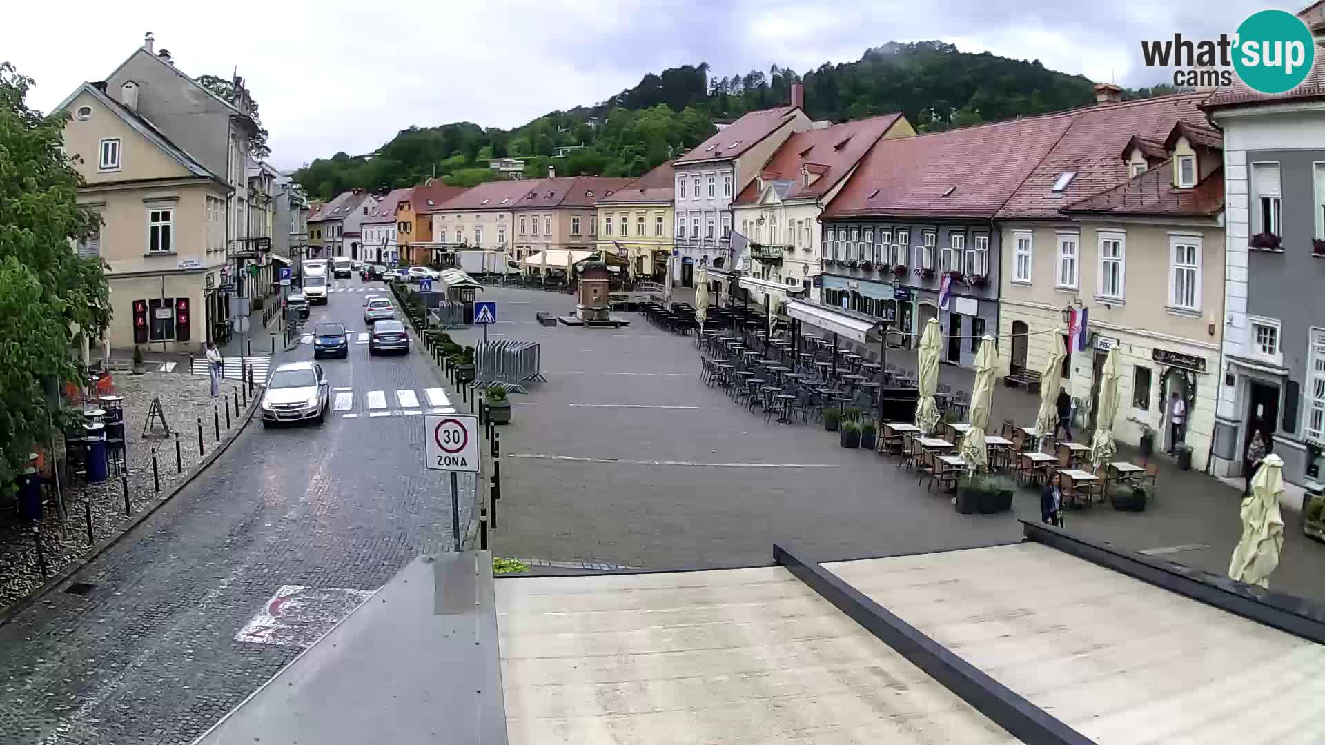 Samobor – Place centrale dédié au roi Tomislav
