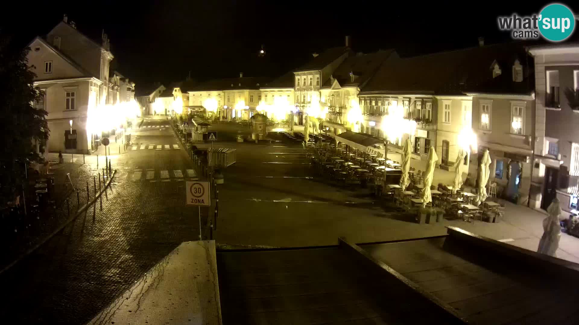 Samobor – Place centrale dédié au roi Tomislav