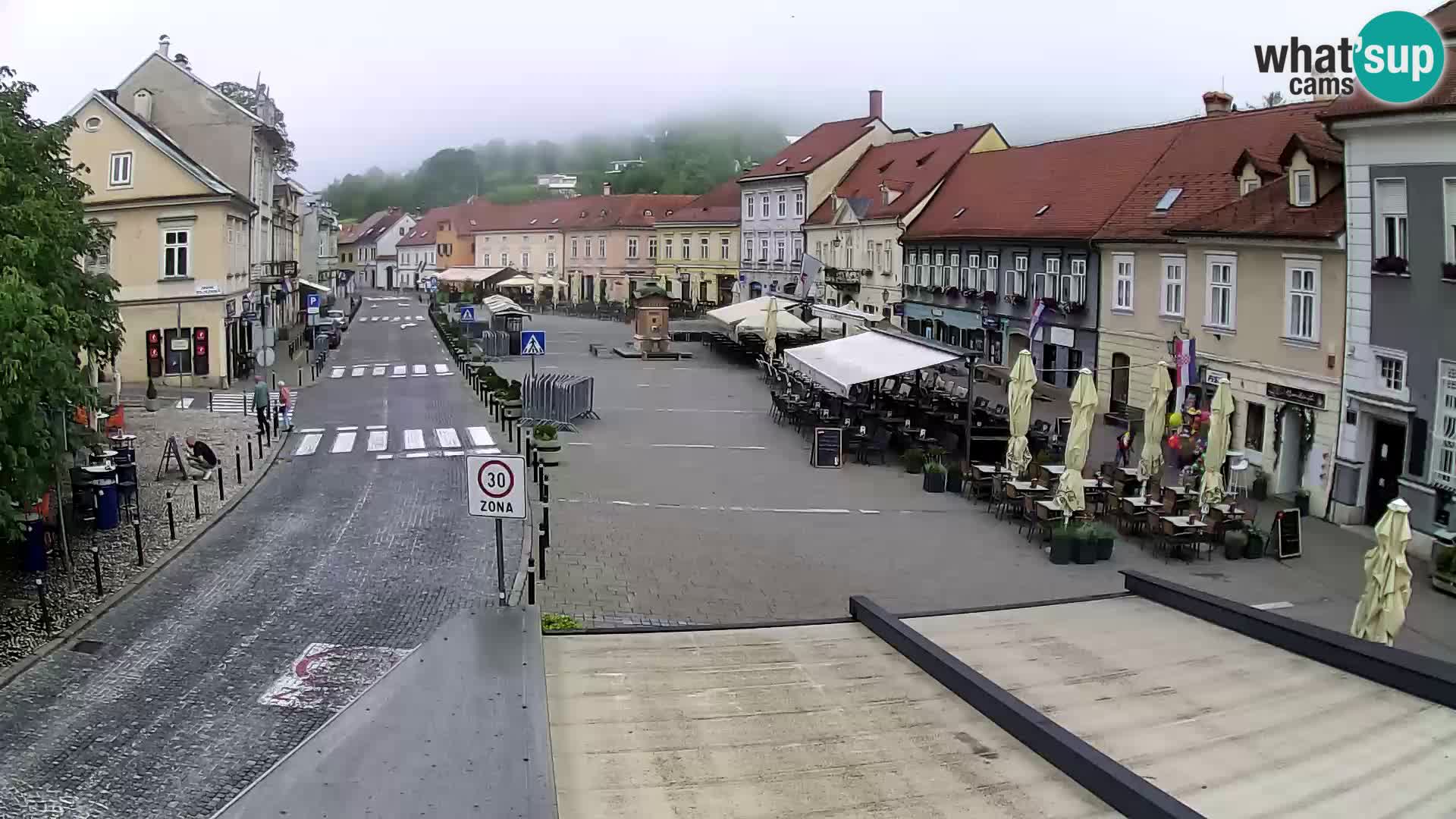 Samobor – Place centrale dédié au roi Tomislav