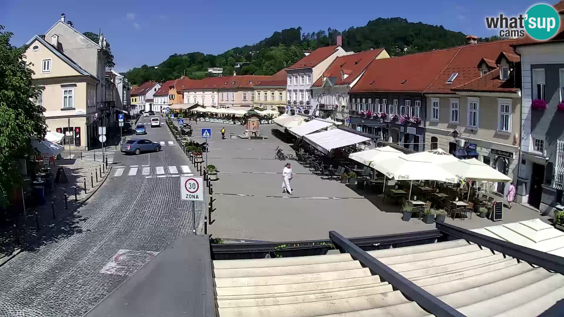Samobor – Place centrale dédié au roi Tomislav