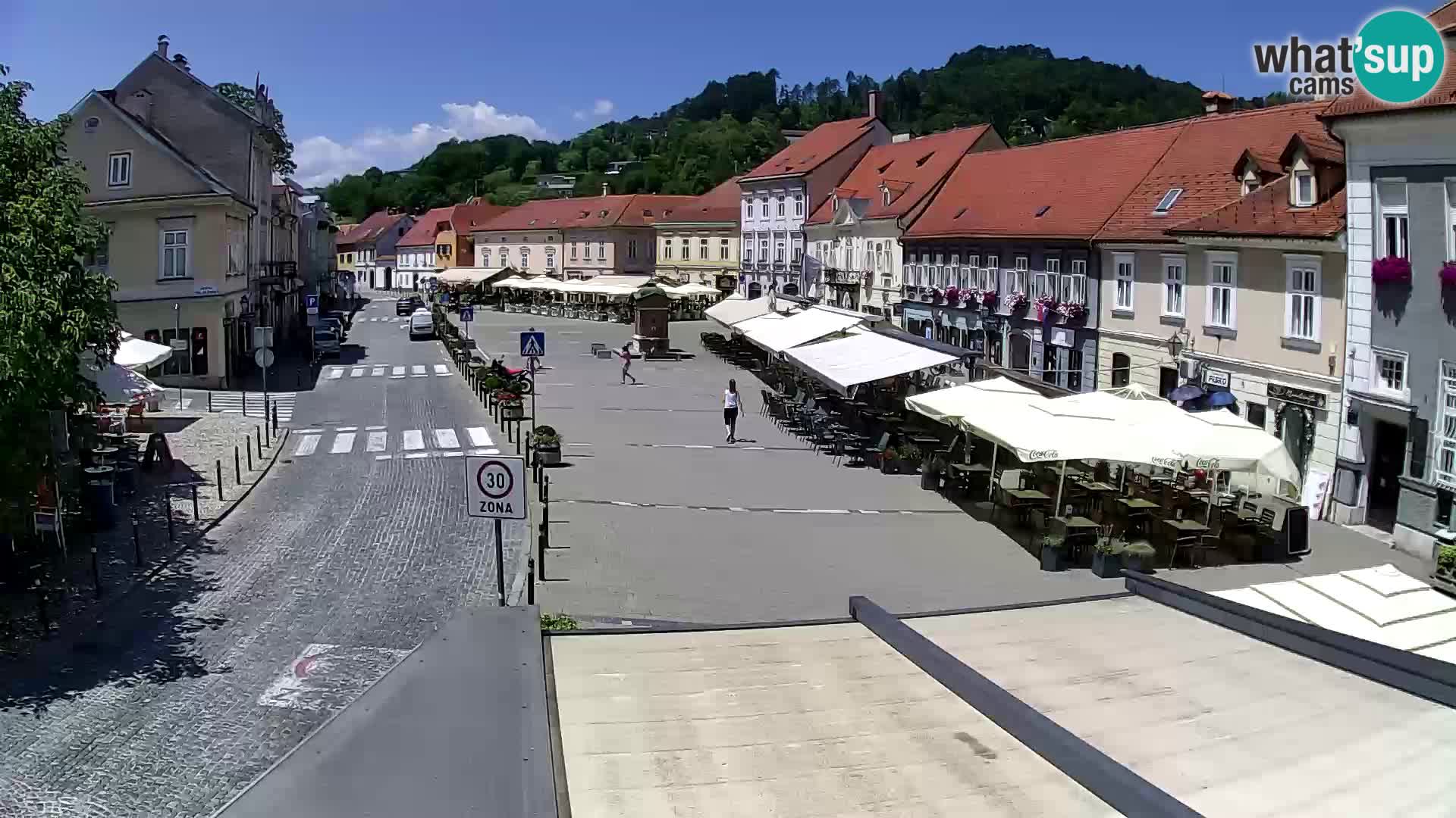 Samobor – Place centrale dédié au roi Tomislav