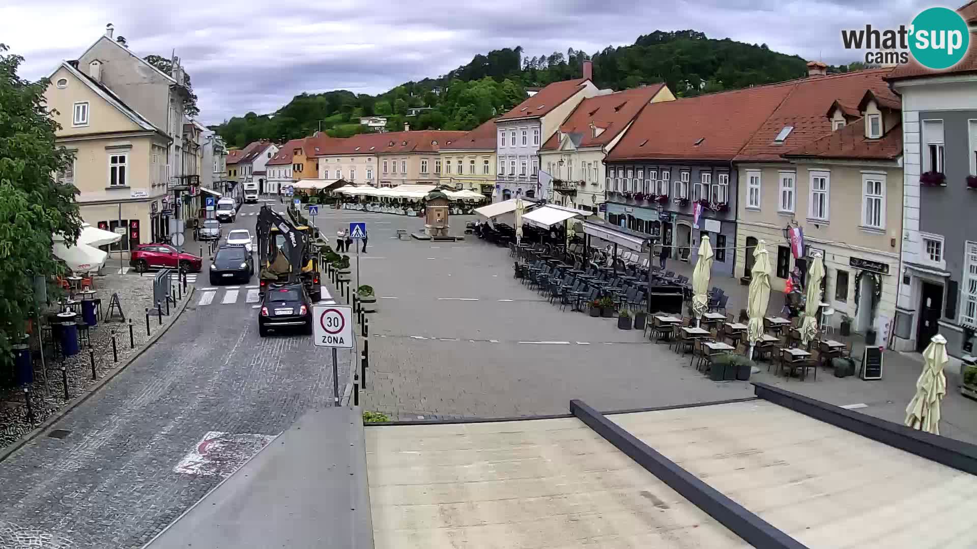 Samobor – Place centrale dédié au roi Tomislav