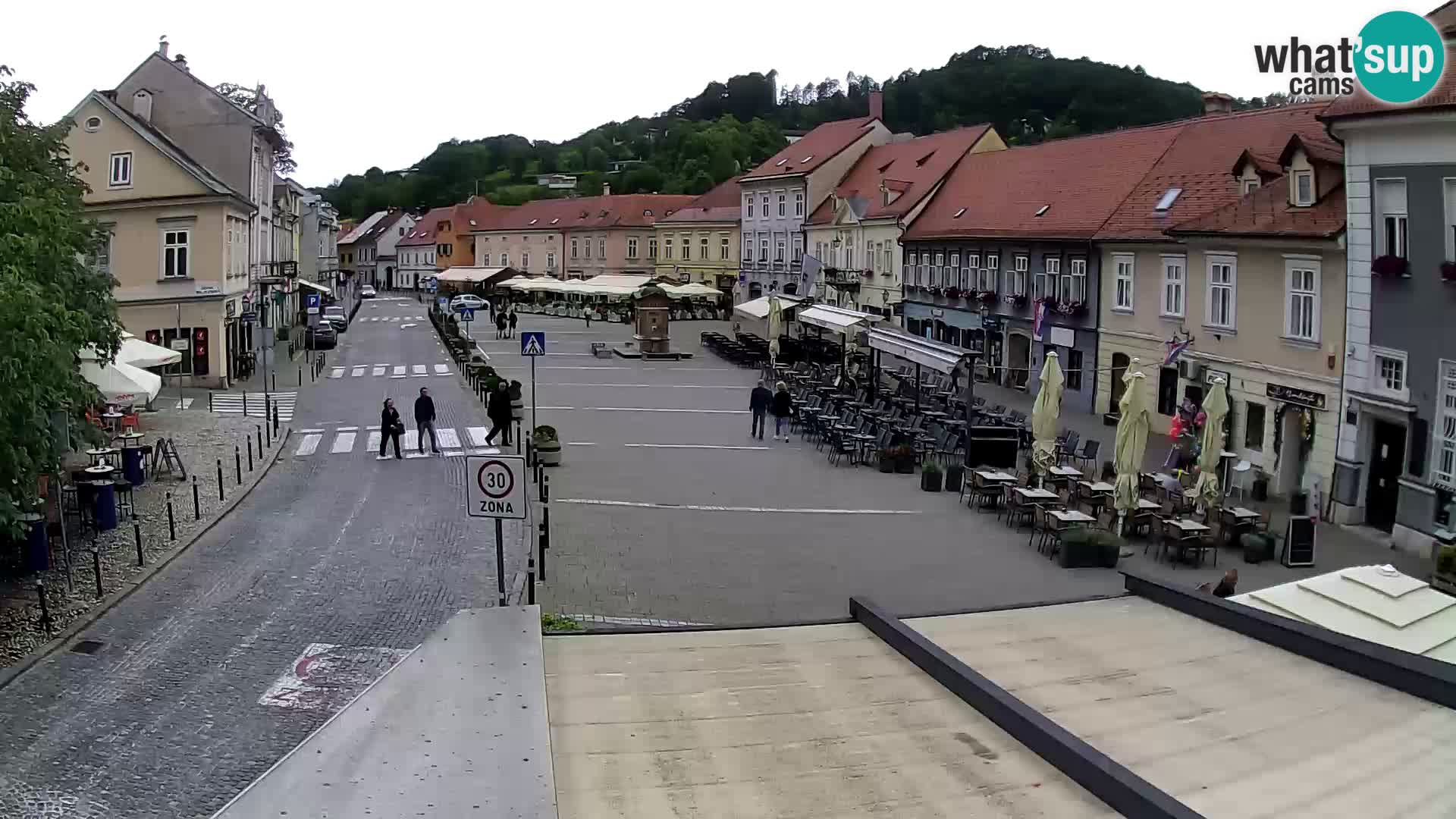 Samobor – Place centrale dédié au roi Tomislav