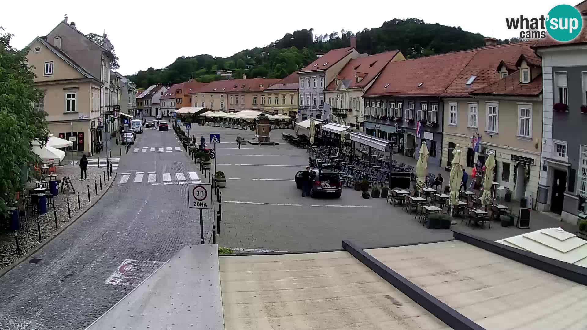 Samobor – Place centrale dédié au roi Tomislav
