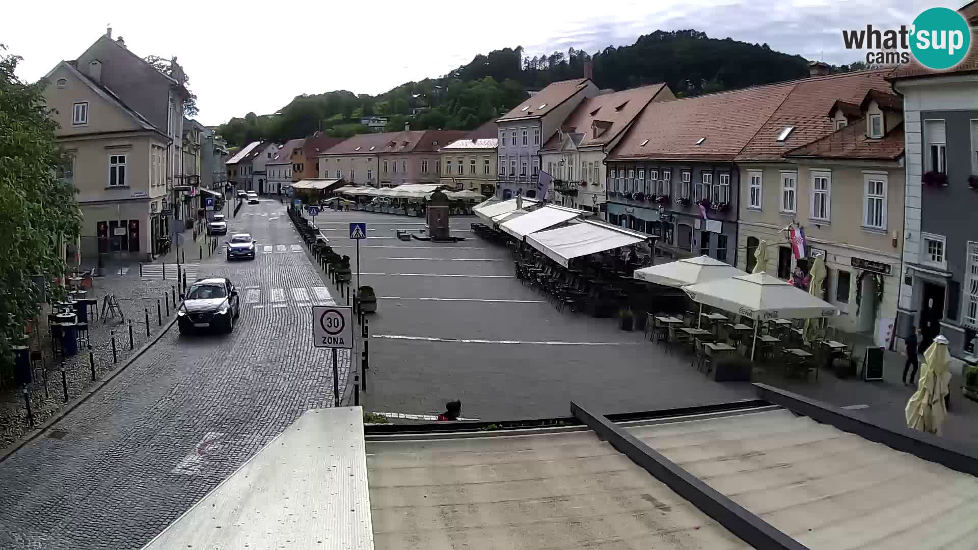 Samobor – Place centrale dédié au roi Tomislav