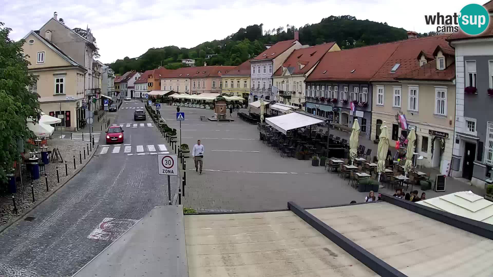 Samobor – Place centrale dédié au roi Tomislav