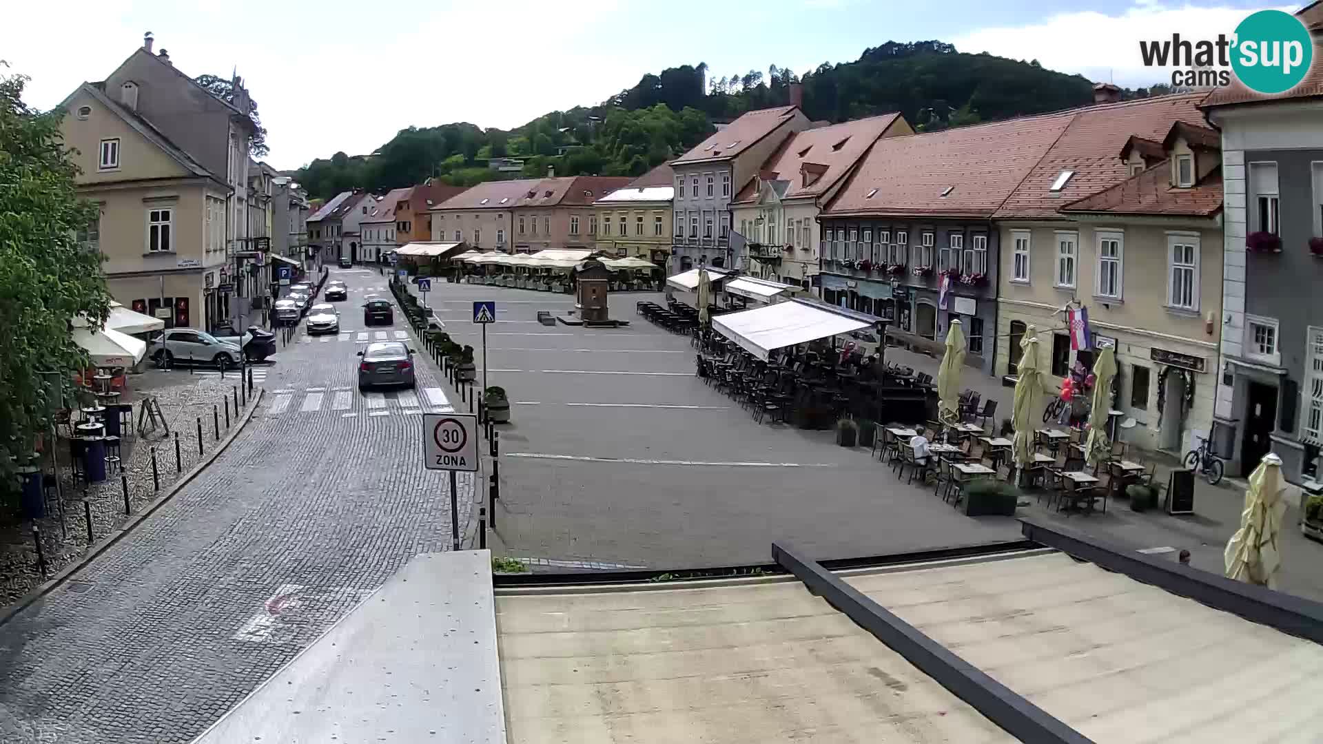 Samobor – Place centrale dédié au roi Tomislav