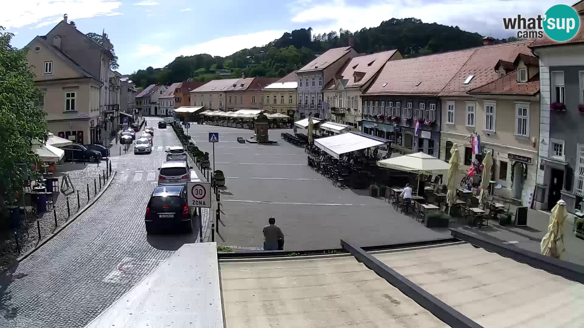 Samobor – Place centrale dédié au roi Tomislav