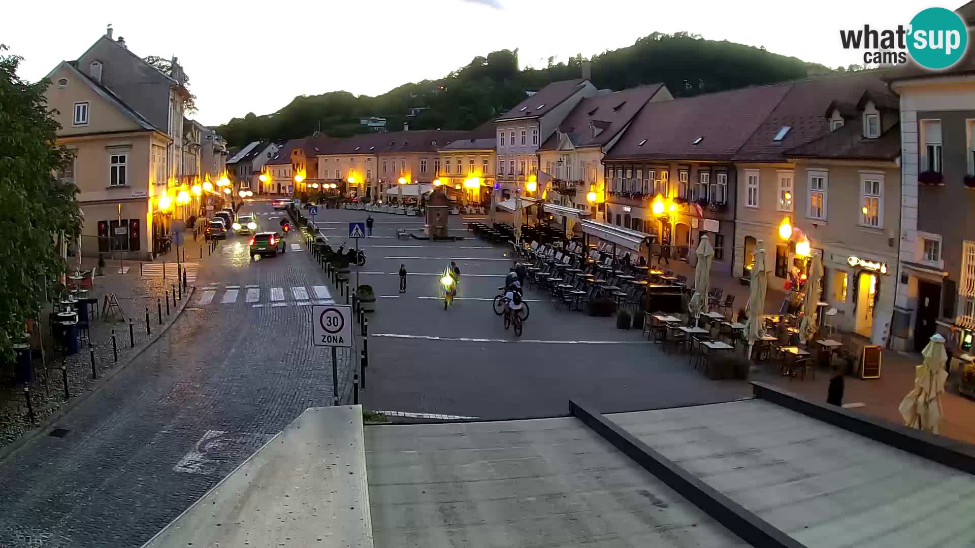 Samobor – Place centrale dédié au roi Tomislav