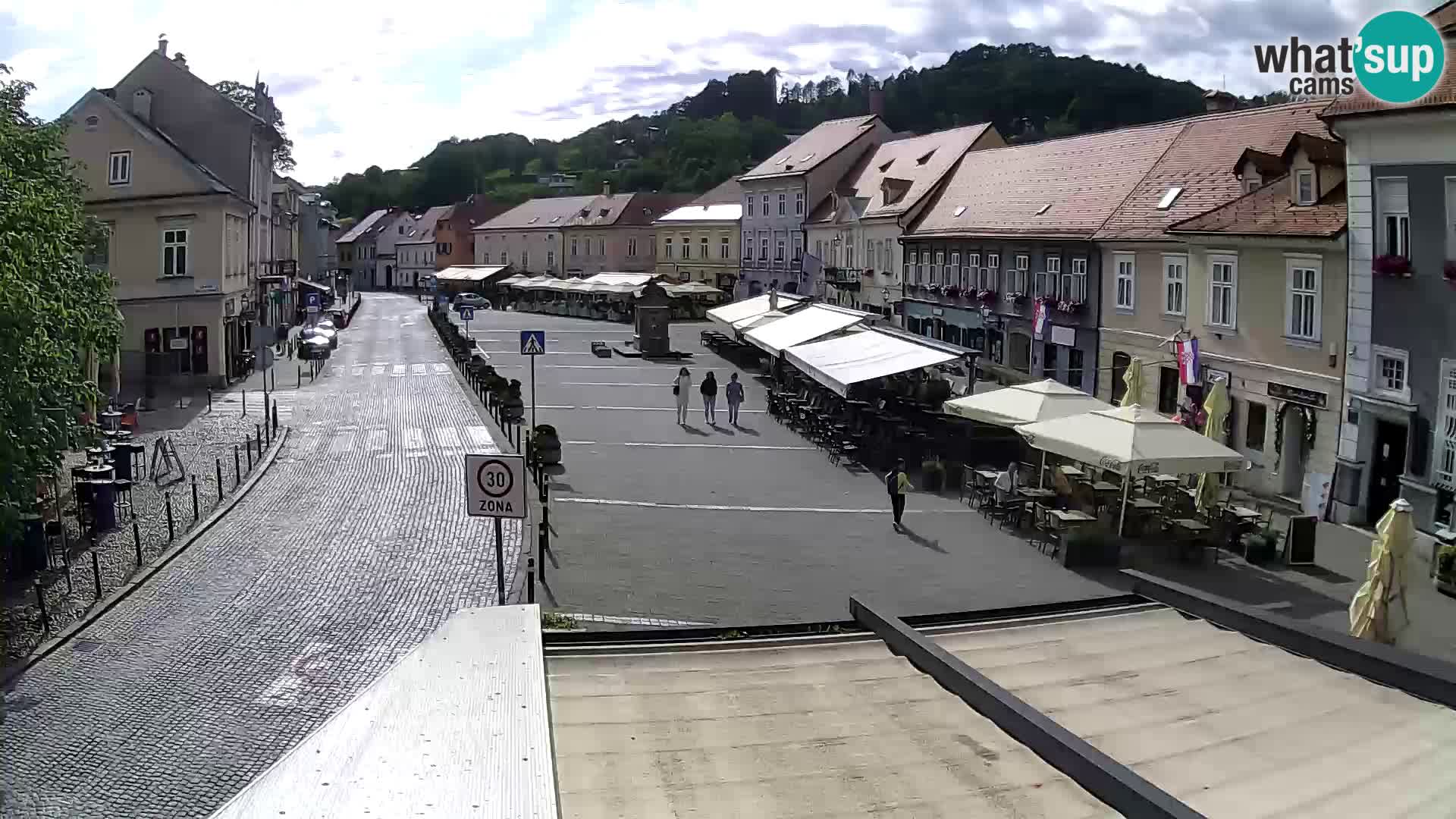 Samobor – Place centrale dédié au roi Tomislav