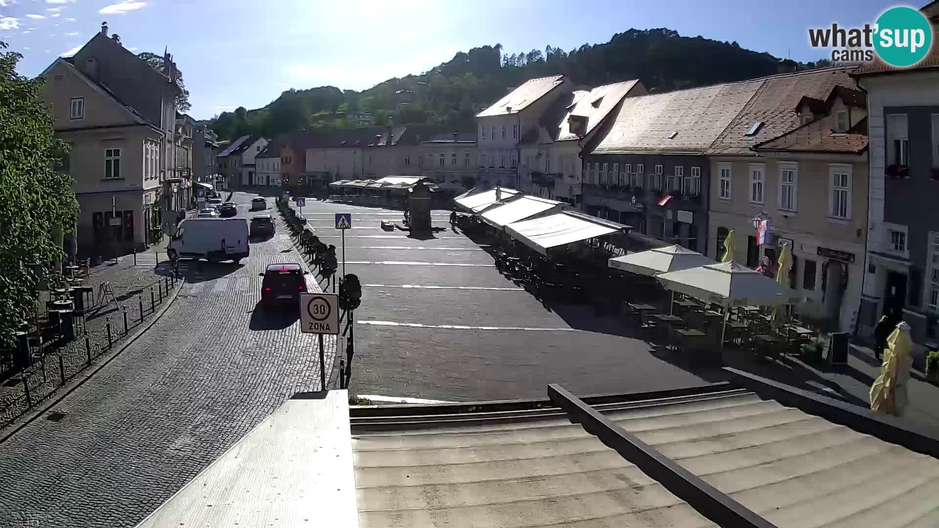 Samobor – Place centrale dédié au roi Tomislav