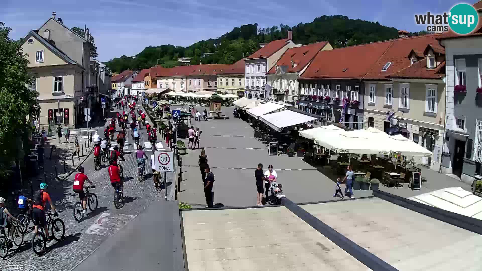 Samobor – Place centrale dédié au roi Tomislav