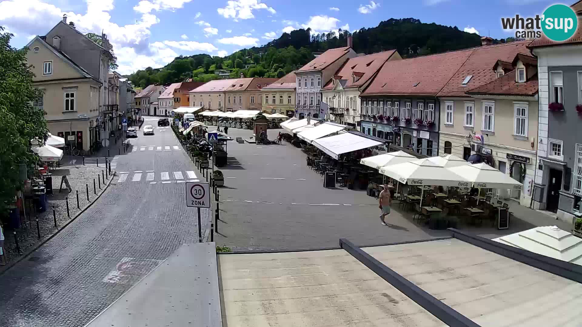 Samobor – Place centrale dédié au roi Tomislav