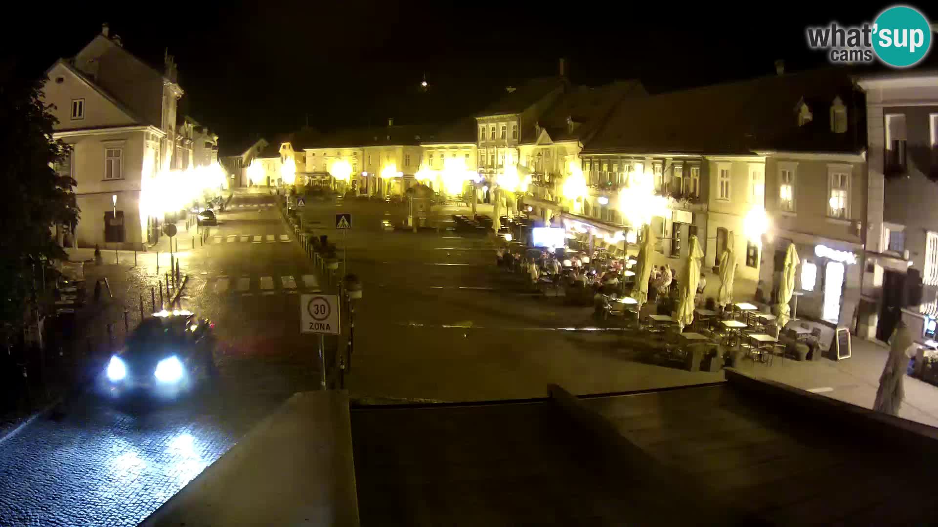 Samobor – Place centrale dédié au roi Tomislav