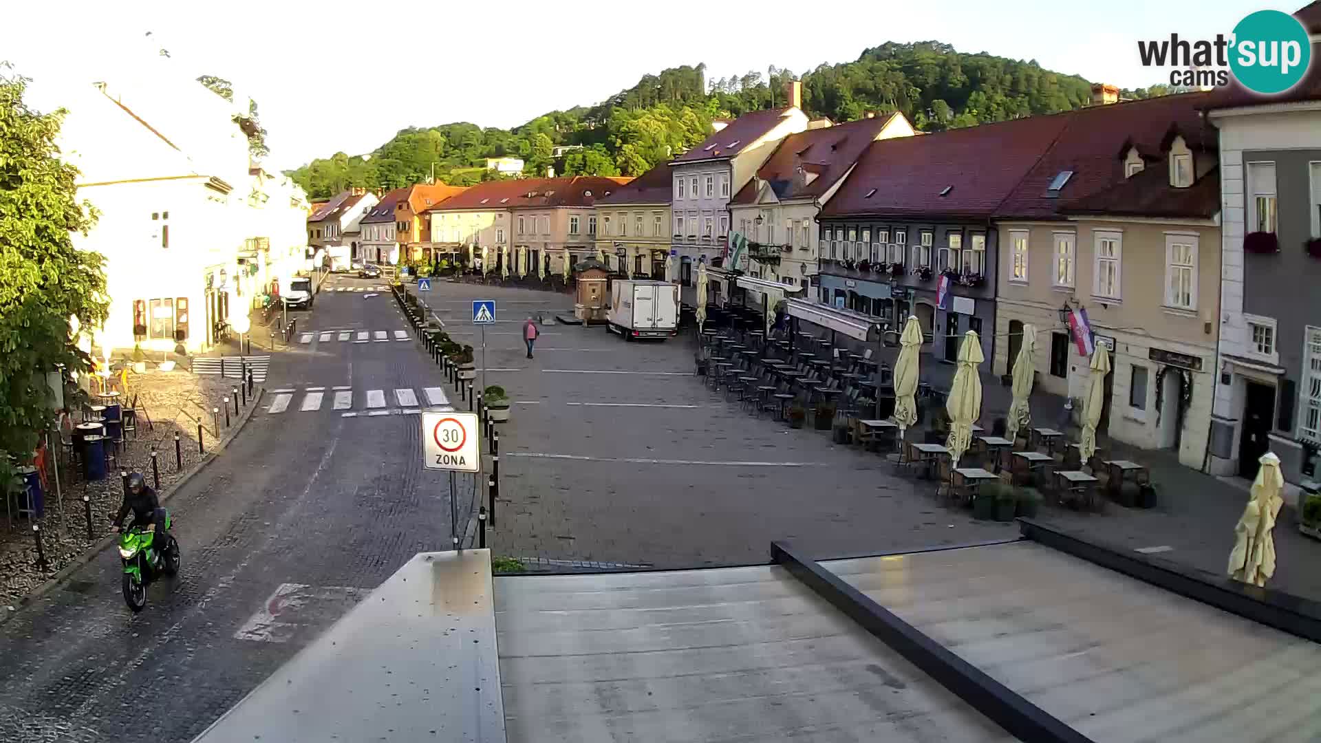 Samobor – Place centrale dédié au roi Tomislav