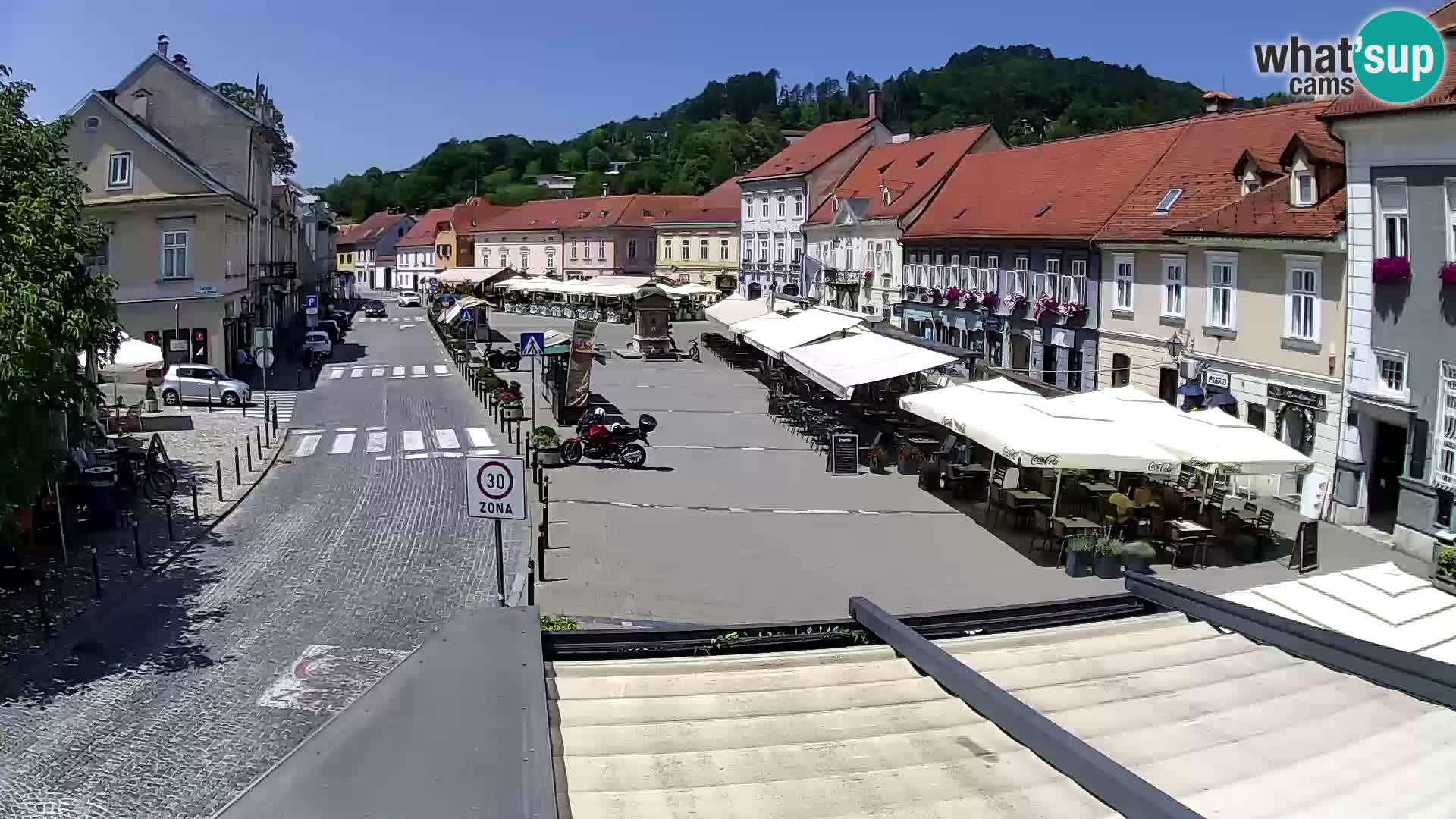 Samobor – Place centrale dédié au roi Tomislav
