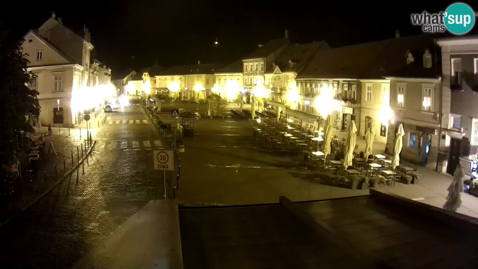 Samobor – Place centrale dédié au roi Tomislav